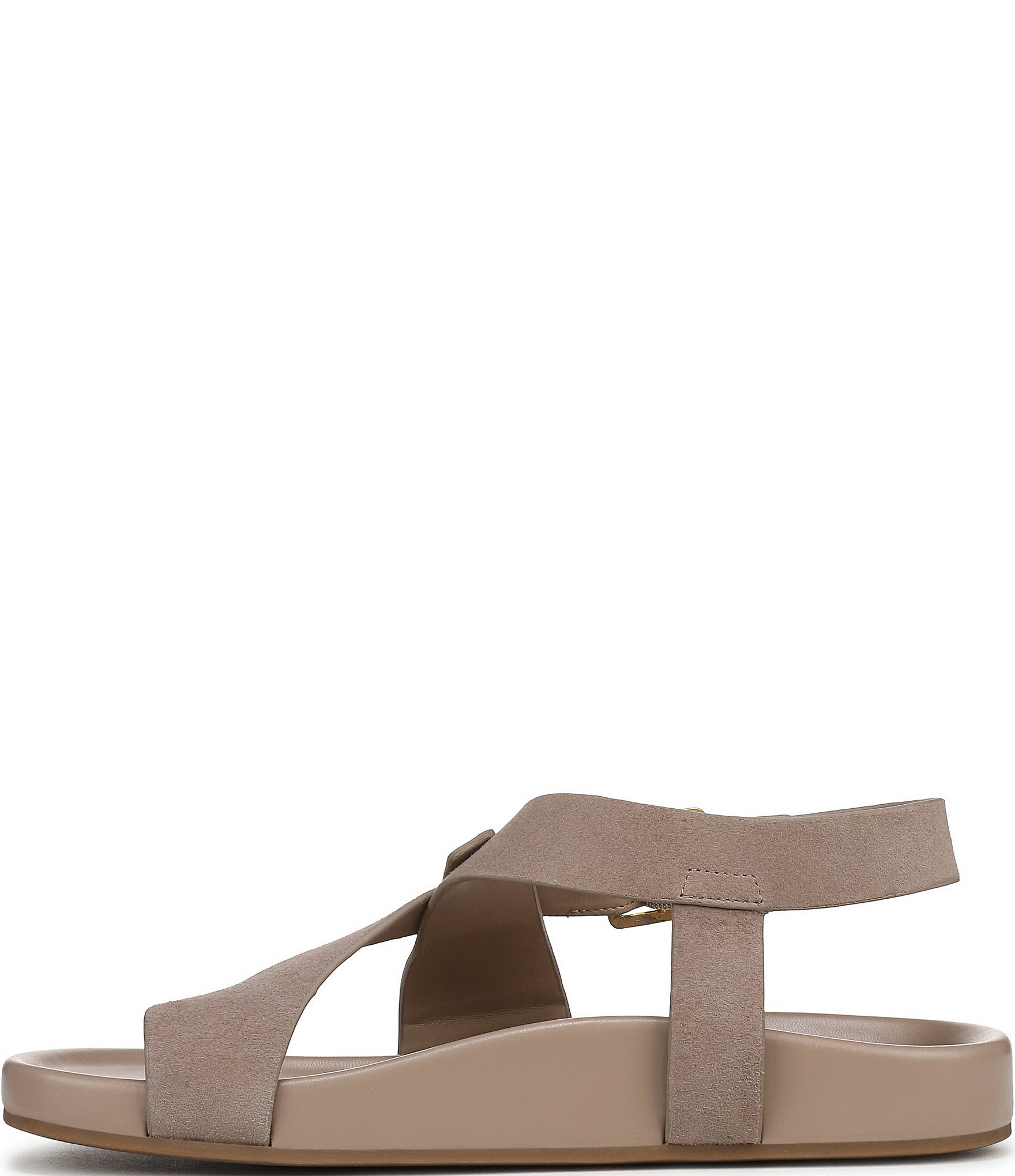 Franco Sarto Blair Suede Toe Loop Sandals