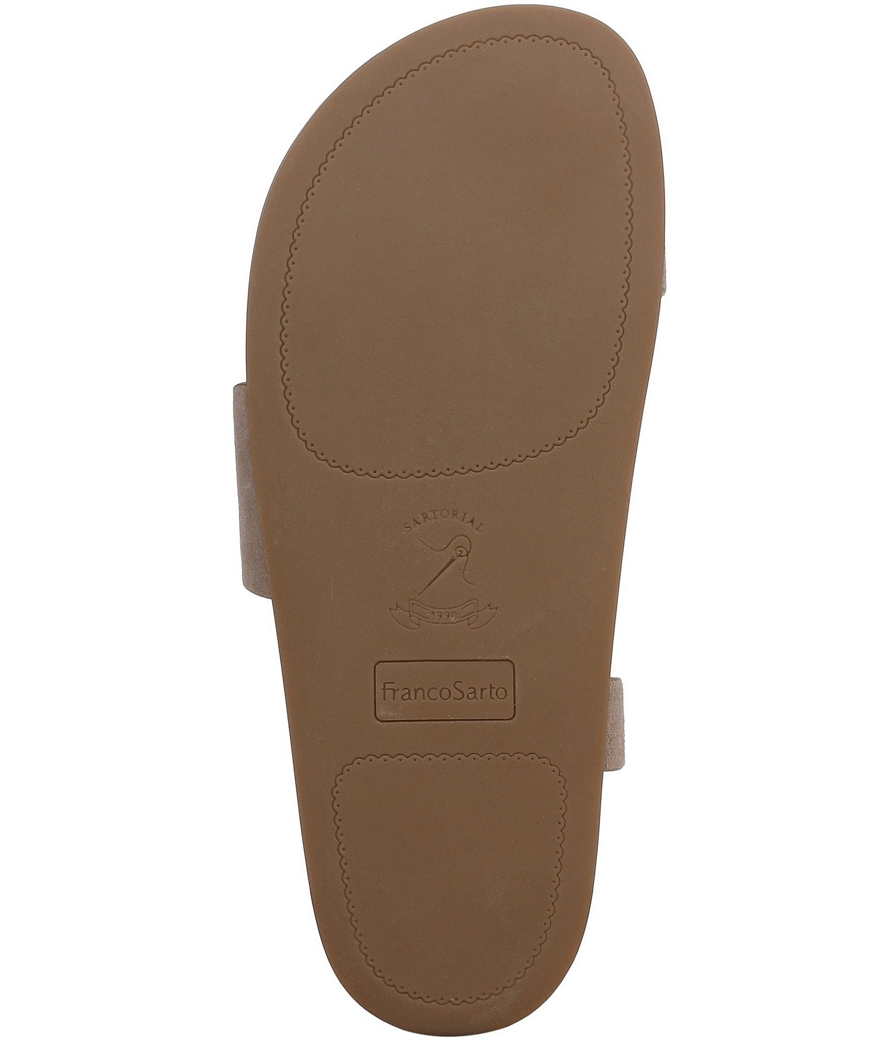 Franco Sarto Blair Suede Toe Loop Sandals