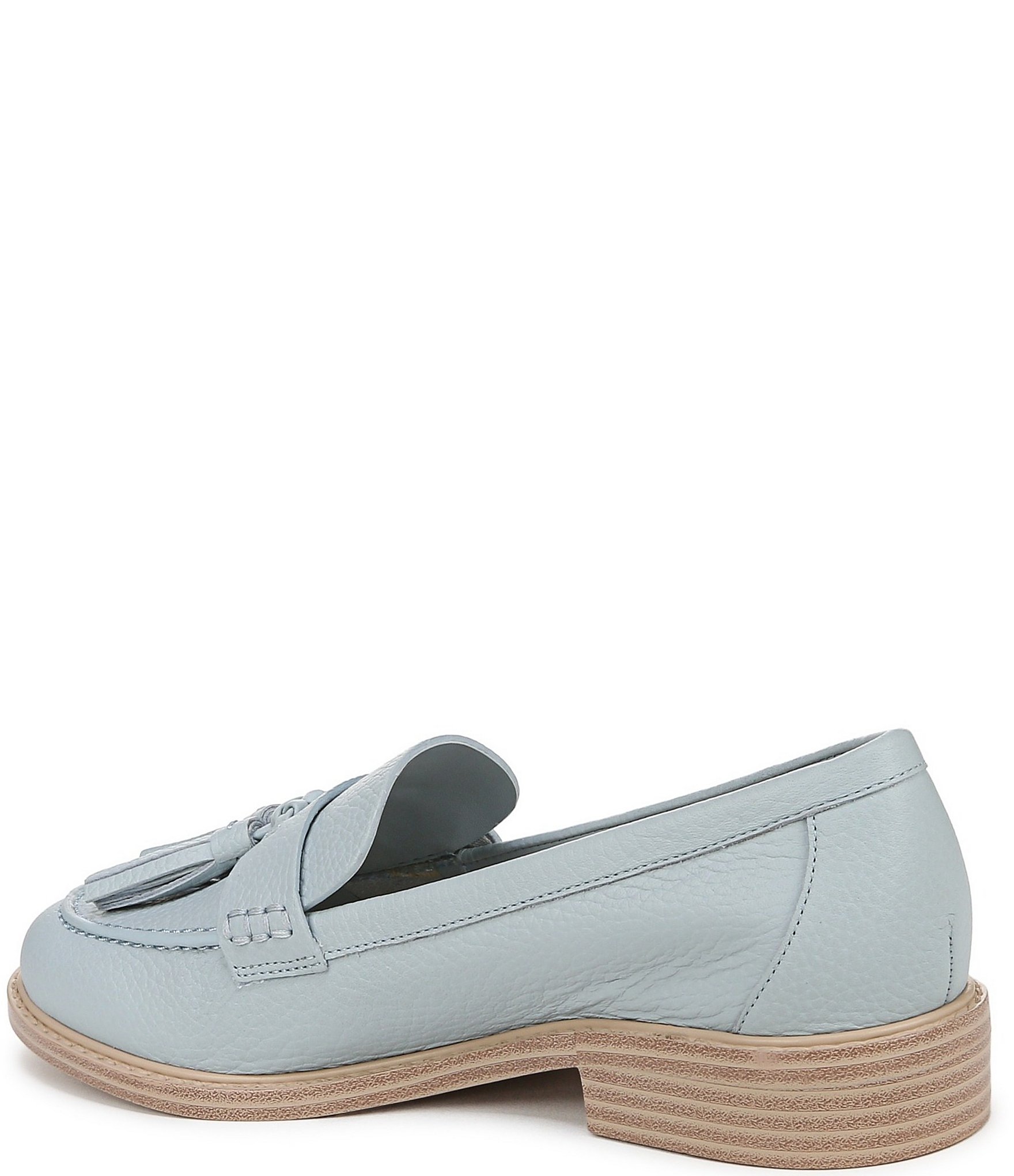 Franco Sarto Carolyn Low 4 Leather Tassel Loafers