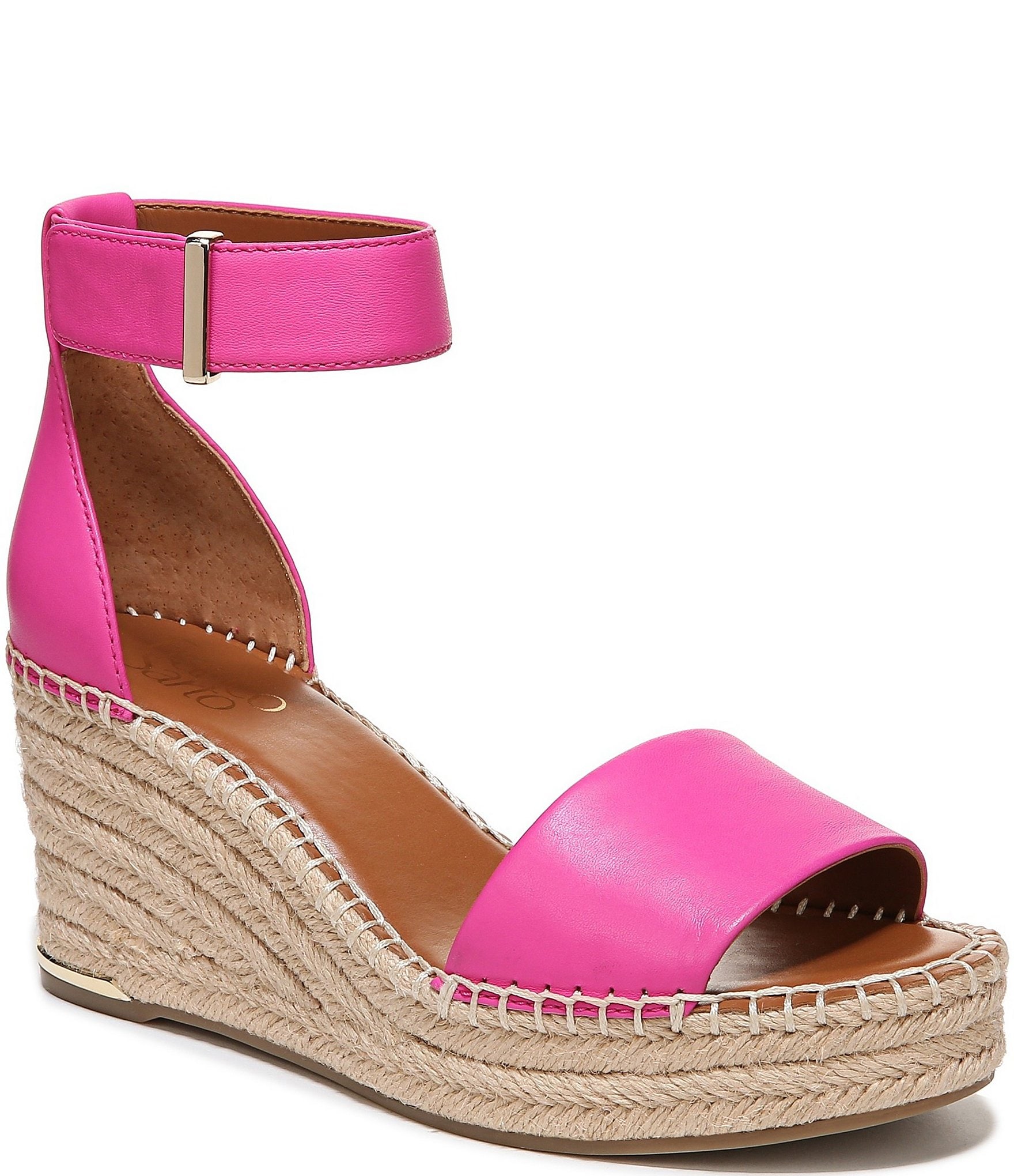 pink shoes: Women's Wedge Sandals