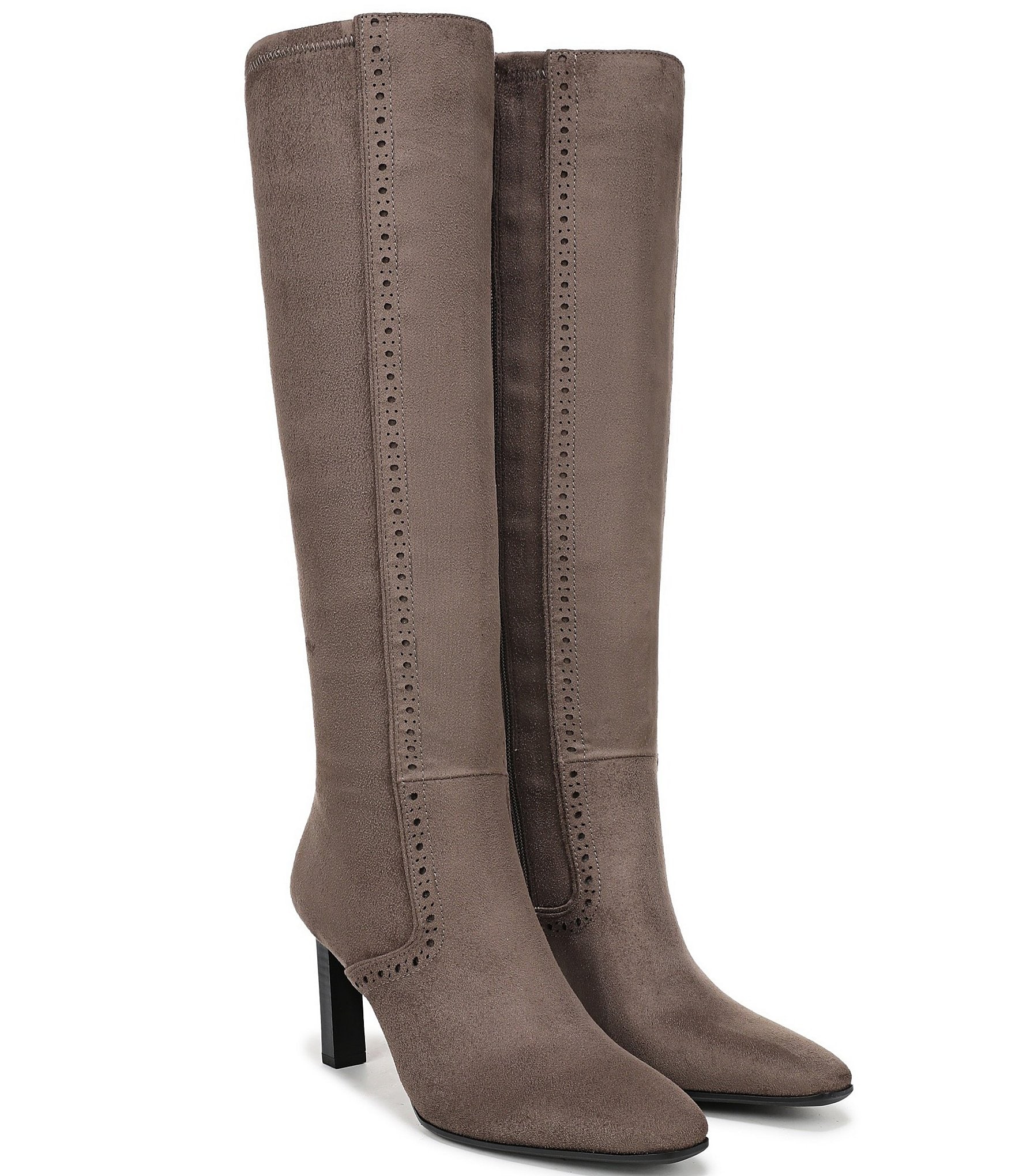 Franco Sarto Damiana Perforated Stretch Tall Boots