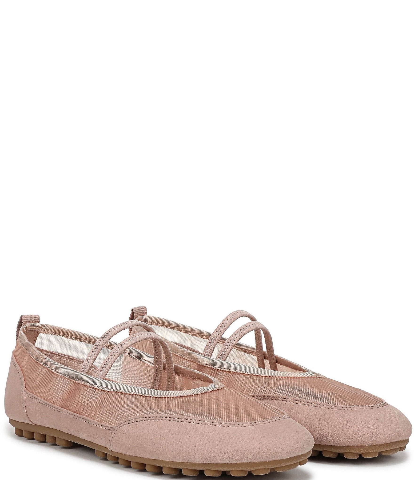 Franco Sarto Fietta Mesh Triple Band Ballet Flats