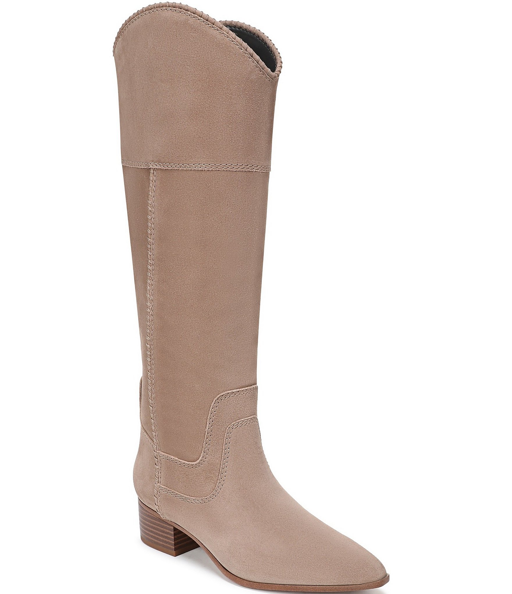 Franco Sarto Finleah Tall Suede Slouchy Boots