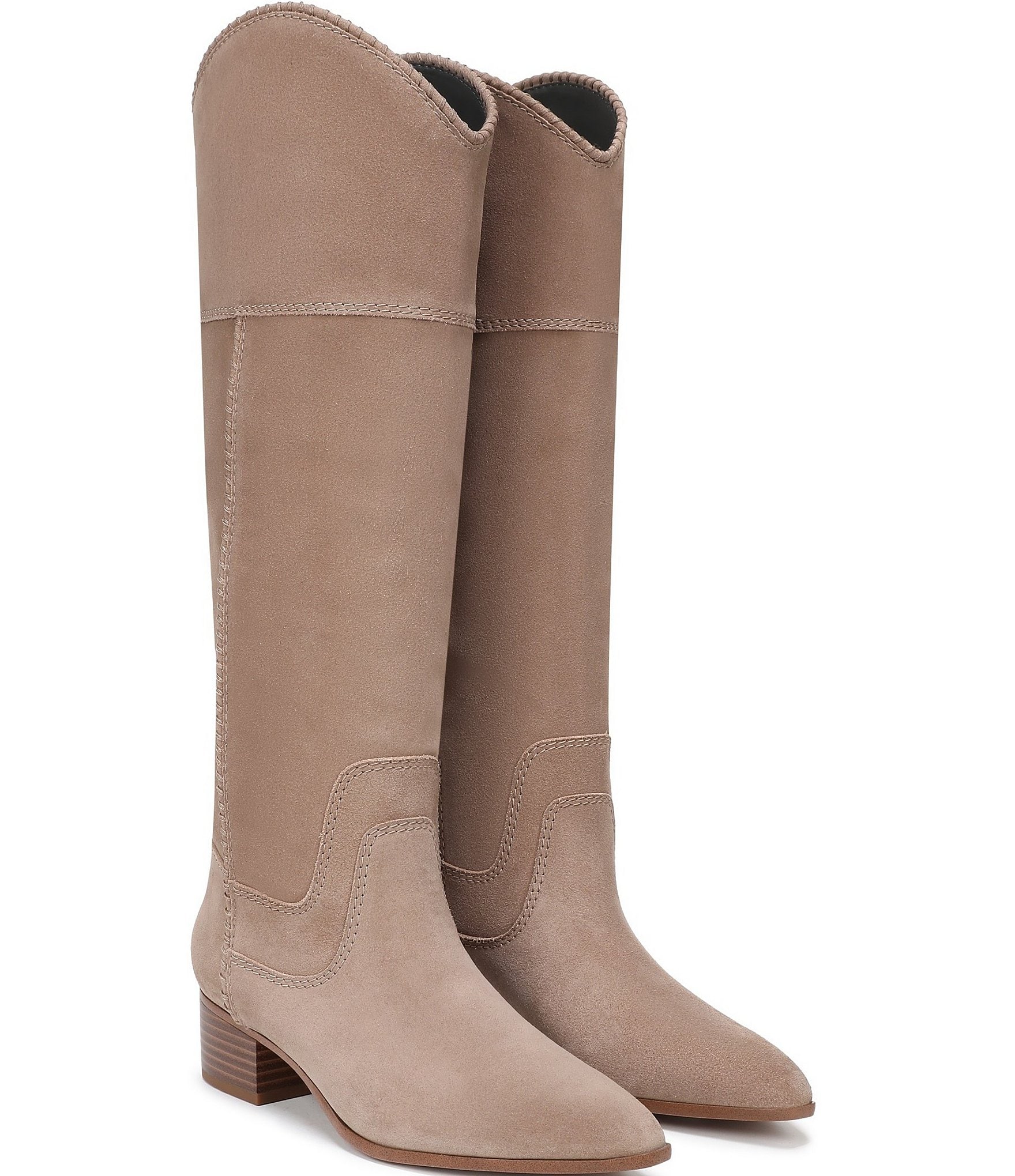 Franco Sarto Finleah Tall Suede Slouchy Boots