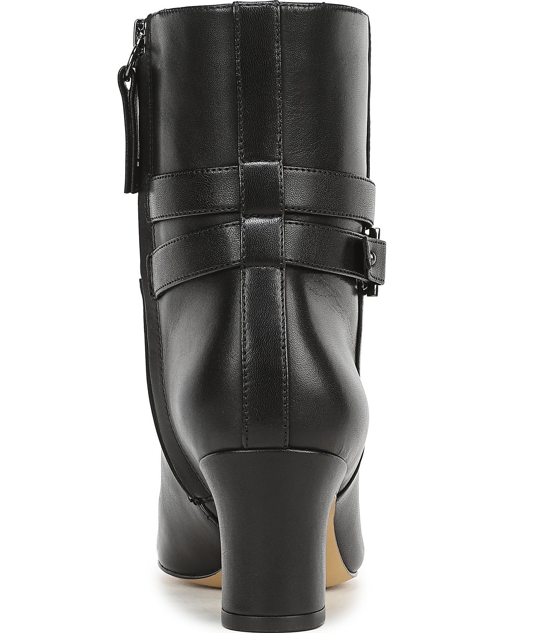 Franco Sarto Flexa Caden Leather Block Heel Booties