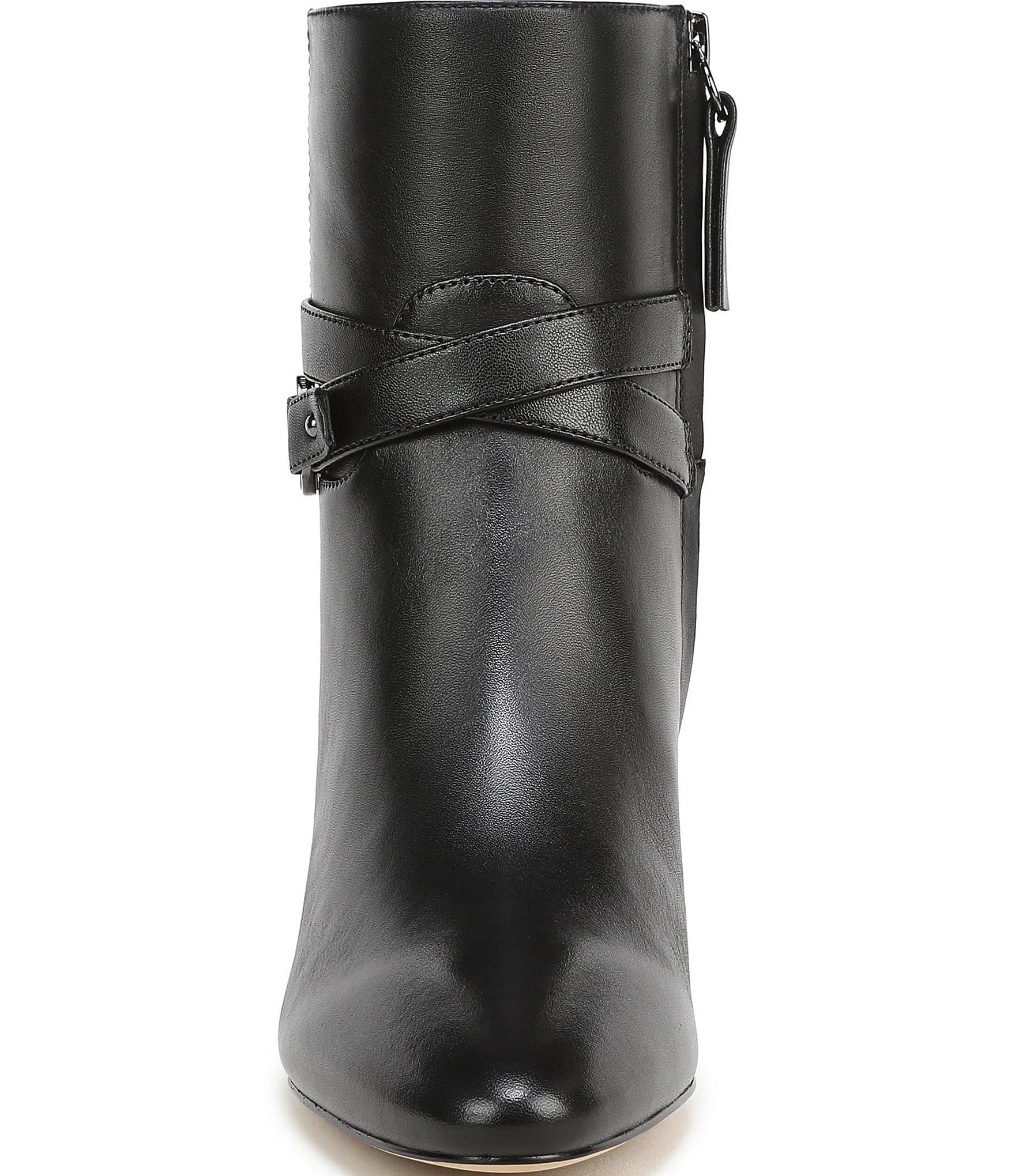 Franco Sarto Flexa Caden Leather Block Heel Booties