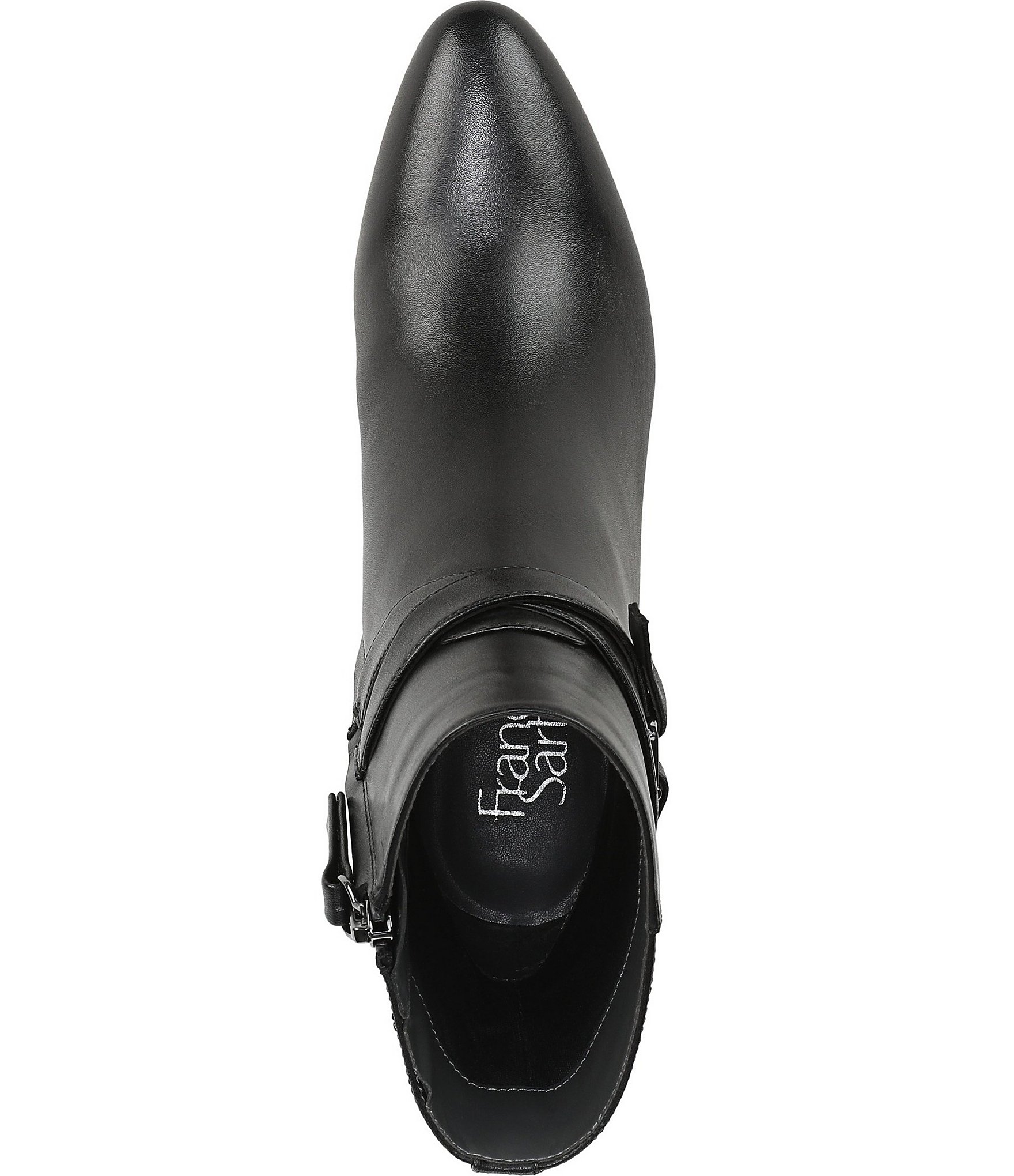 Franco Sarto Flexa Caden Leather Block Heel Booties