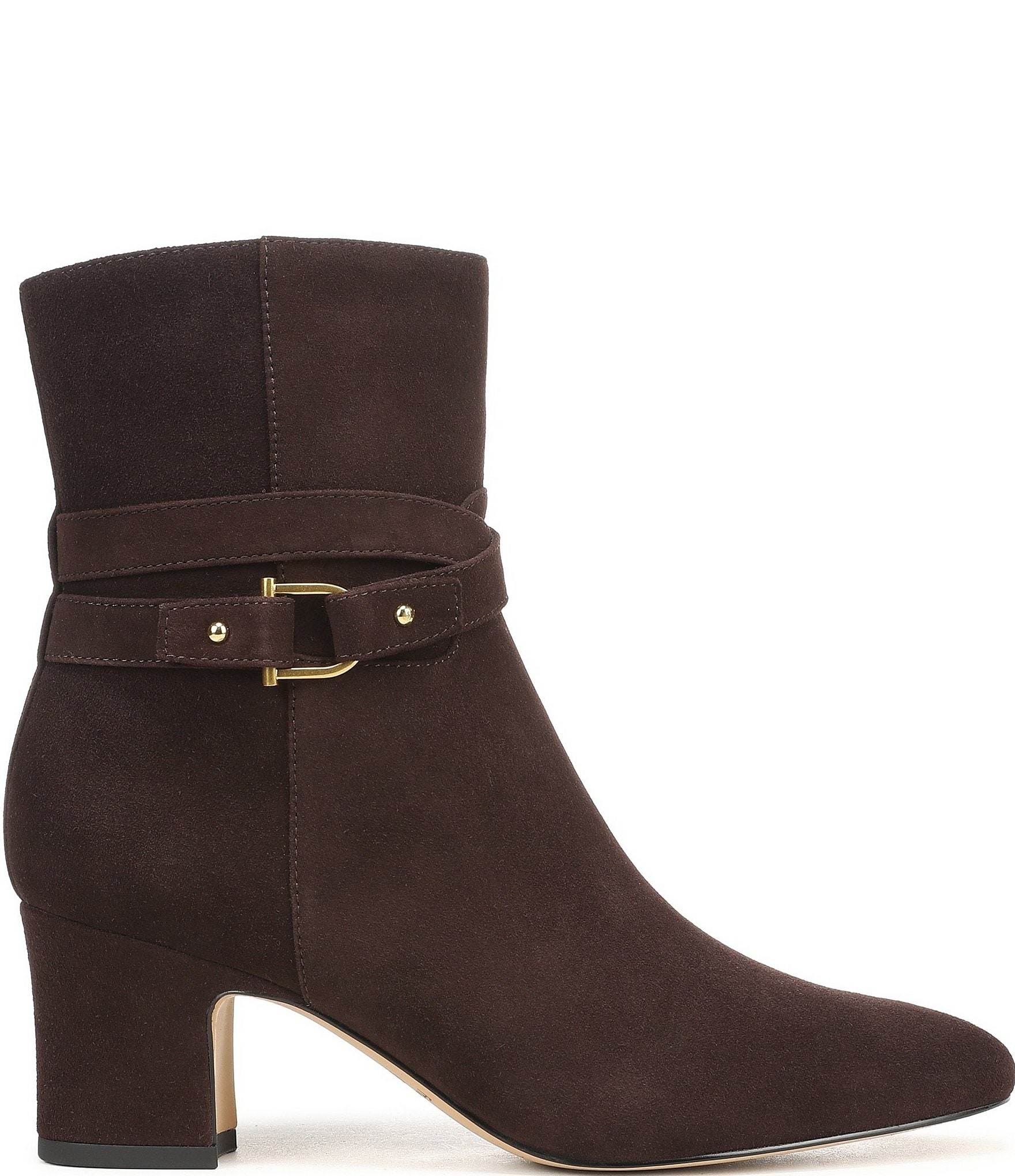 Franco Sarto Flexa Caden Suede Block Heel Booties