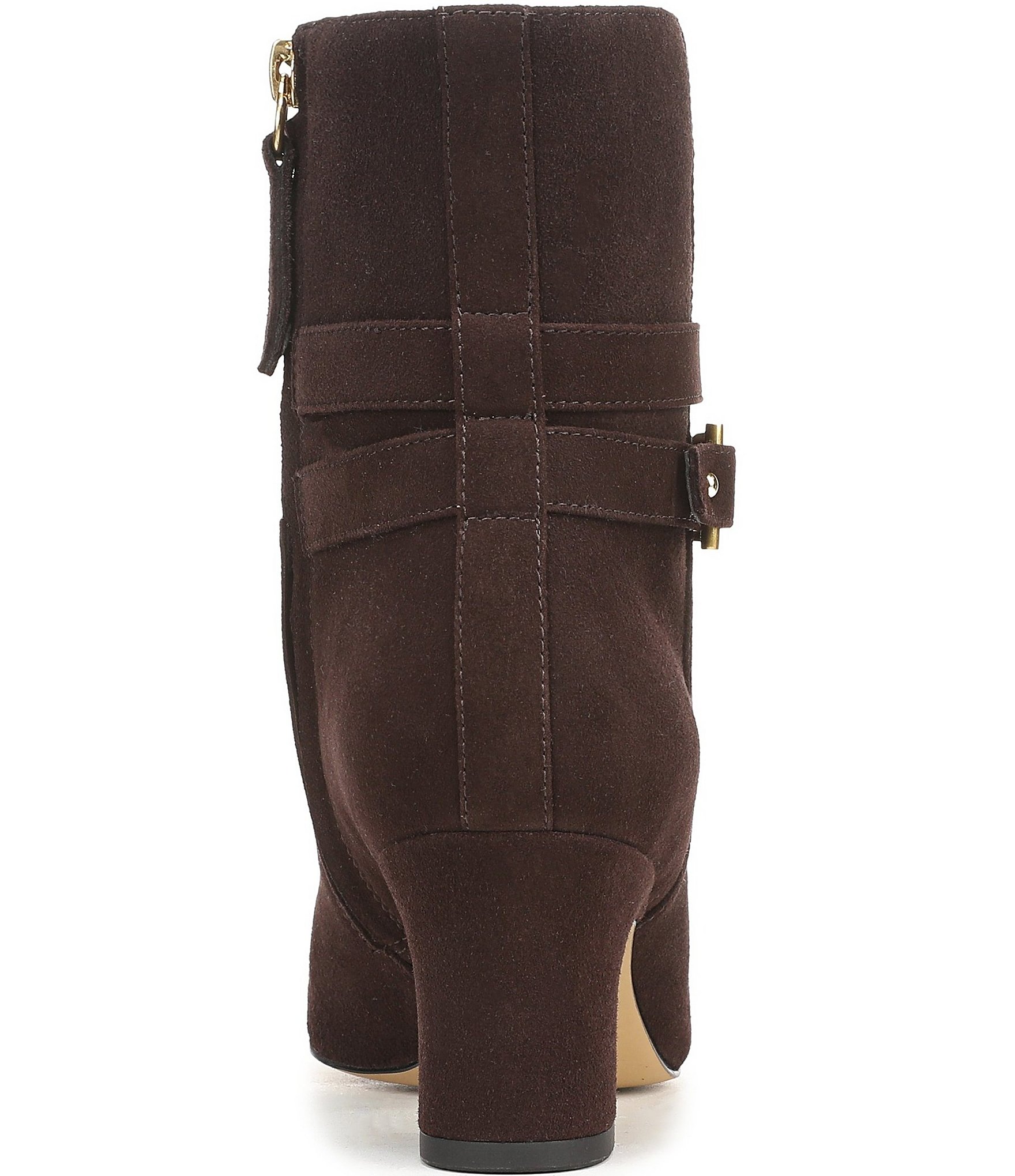 Franco Sarto Flexa Caden Suede Block Heel Booties