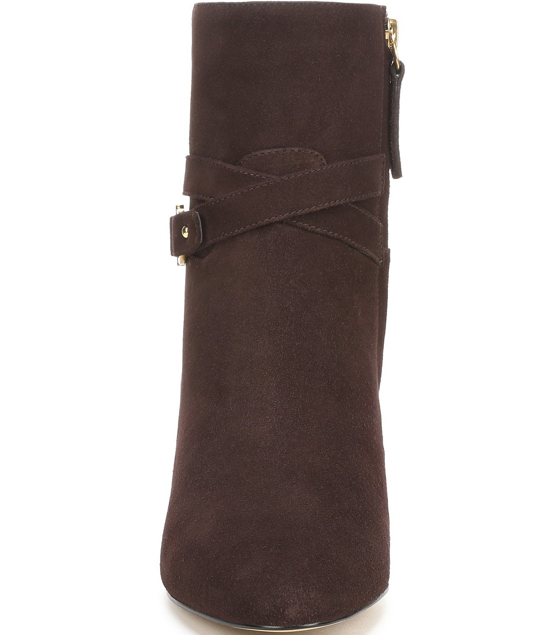 Franco Sarto Flexa Caden Suede Block Heel Booties