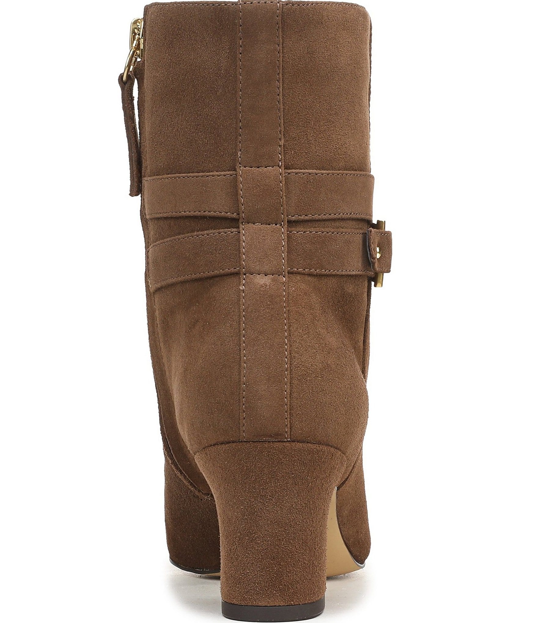 Franco Sarto Flexa Caden Suede Block Heel Booties