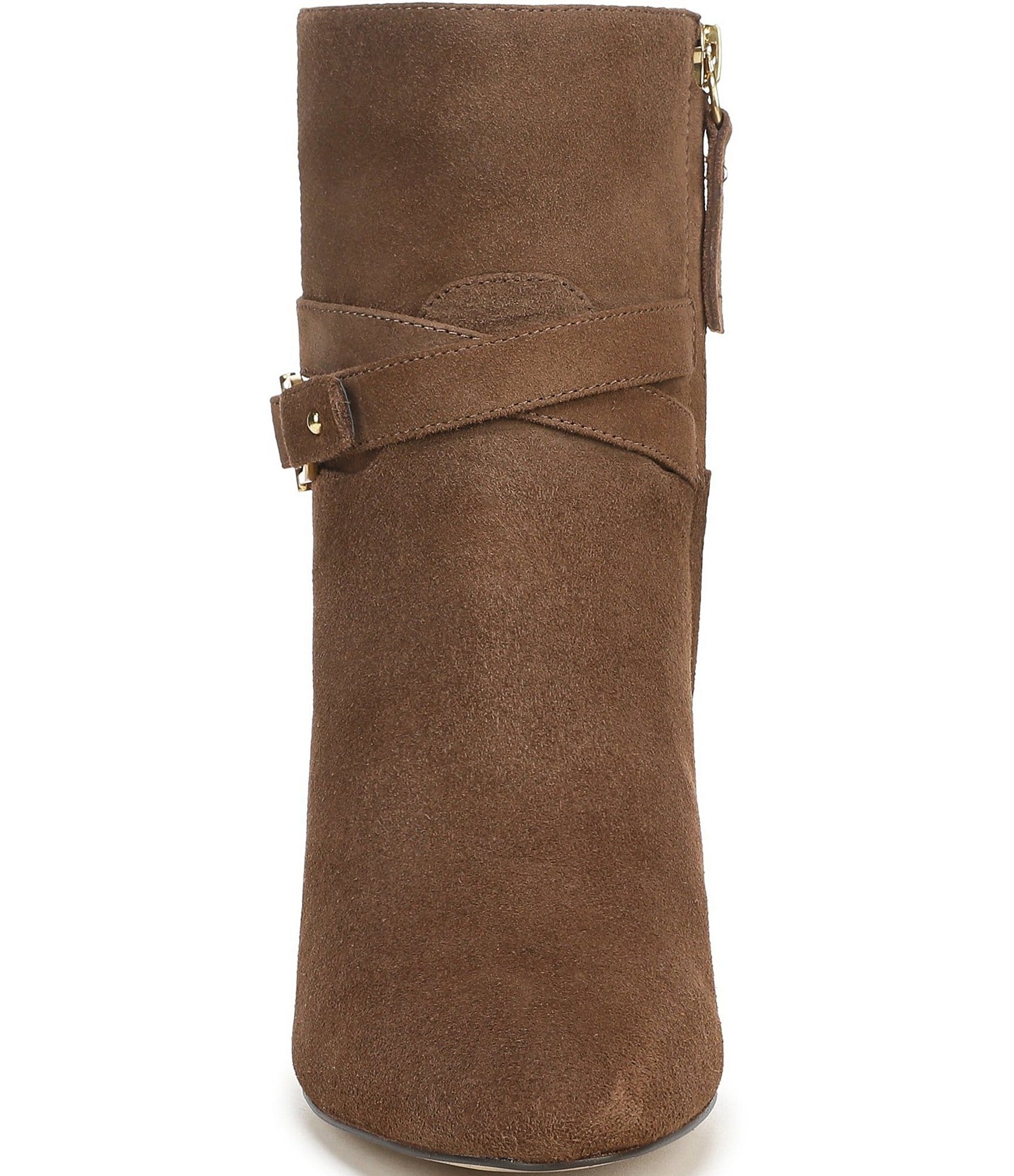 Franco Sarto Flexa Caden Suede Block Heel Booties