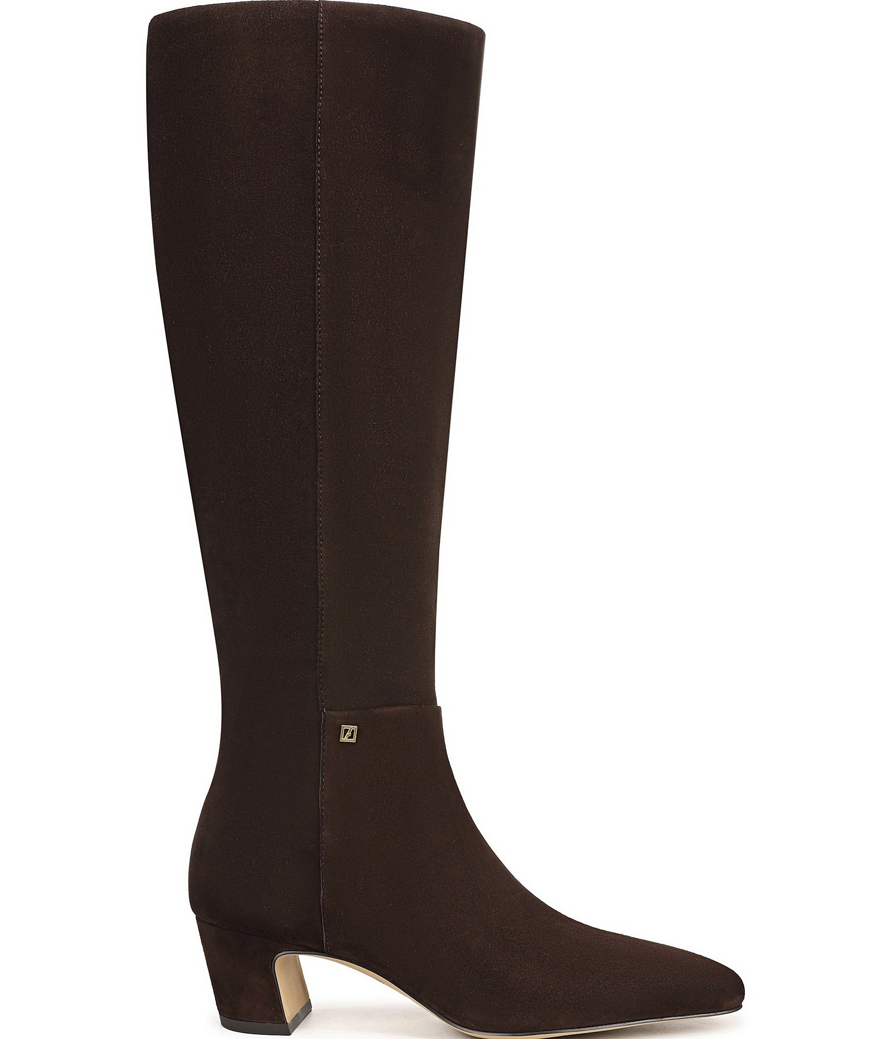 Franco Sarto Flexa Shara Suede Square Toe Tall Boots