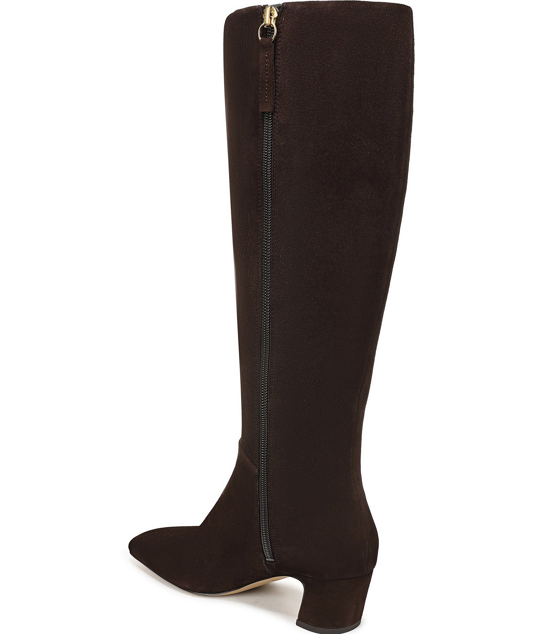 Franco Sarto Flexa Shara Suede Square Toe Tall Boots