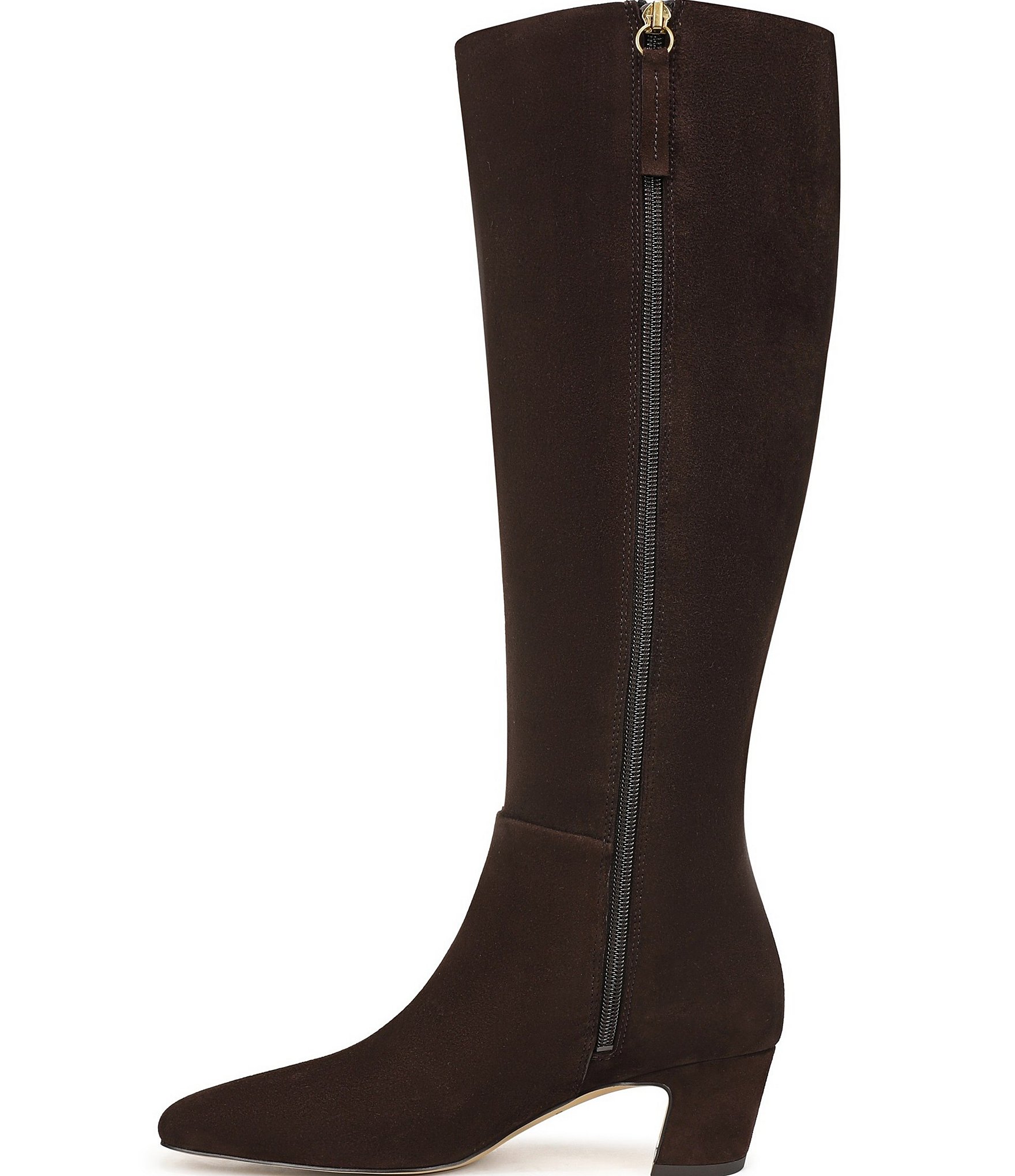 Franco Sarto Flexa Shara Suede Square Toe Tall Boots