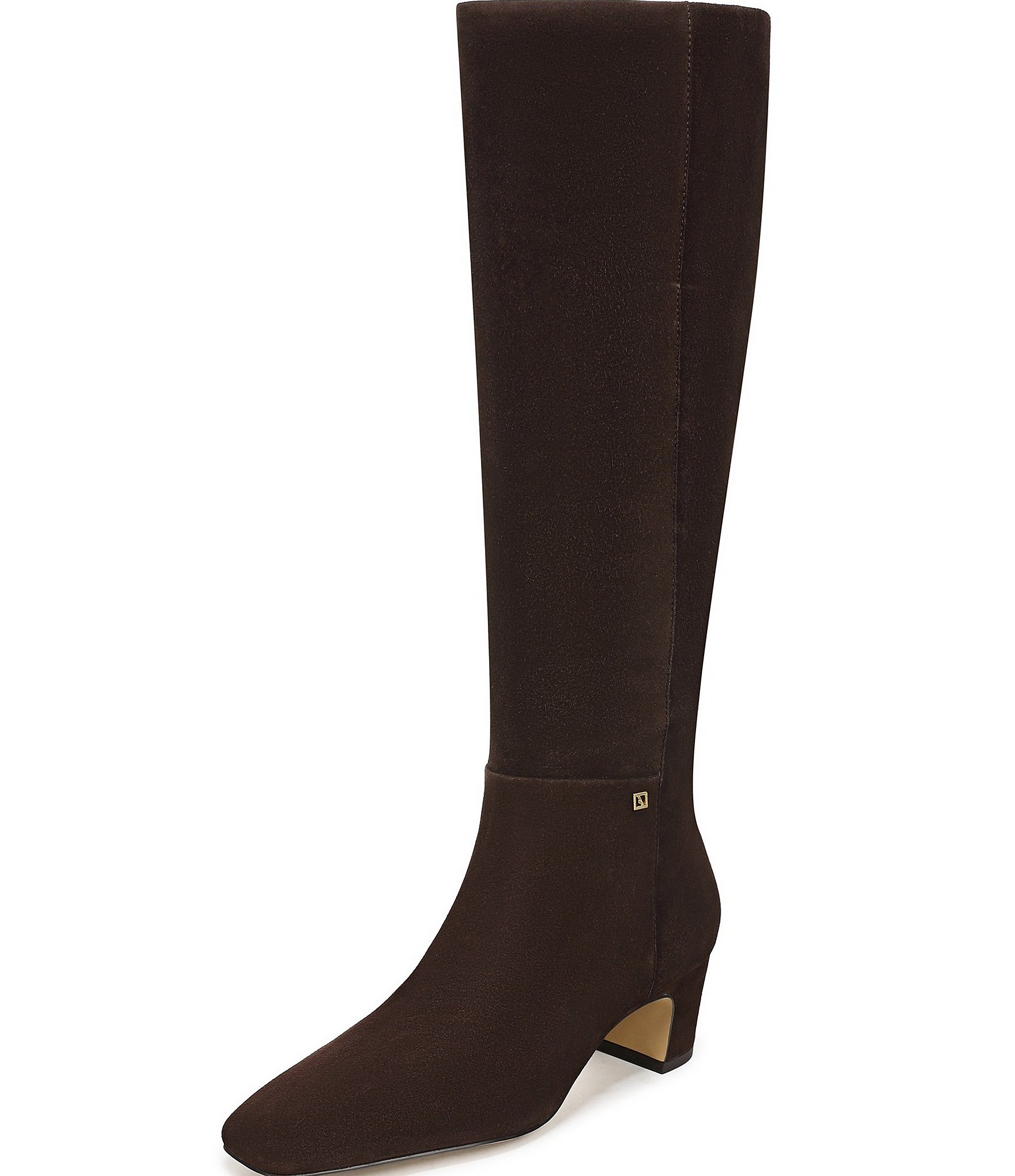 Franco Sarto Flexa Shara Suede Square Toe Tall Boots