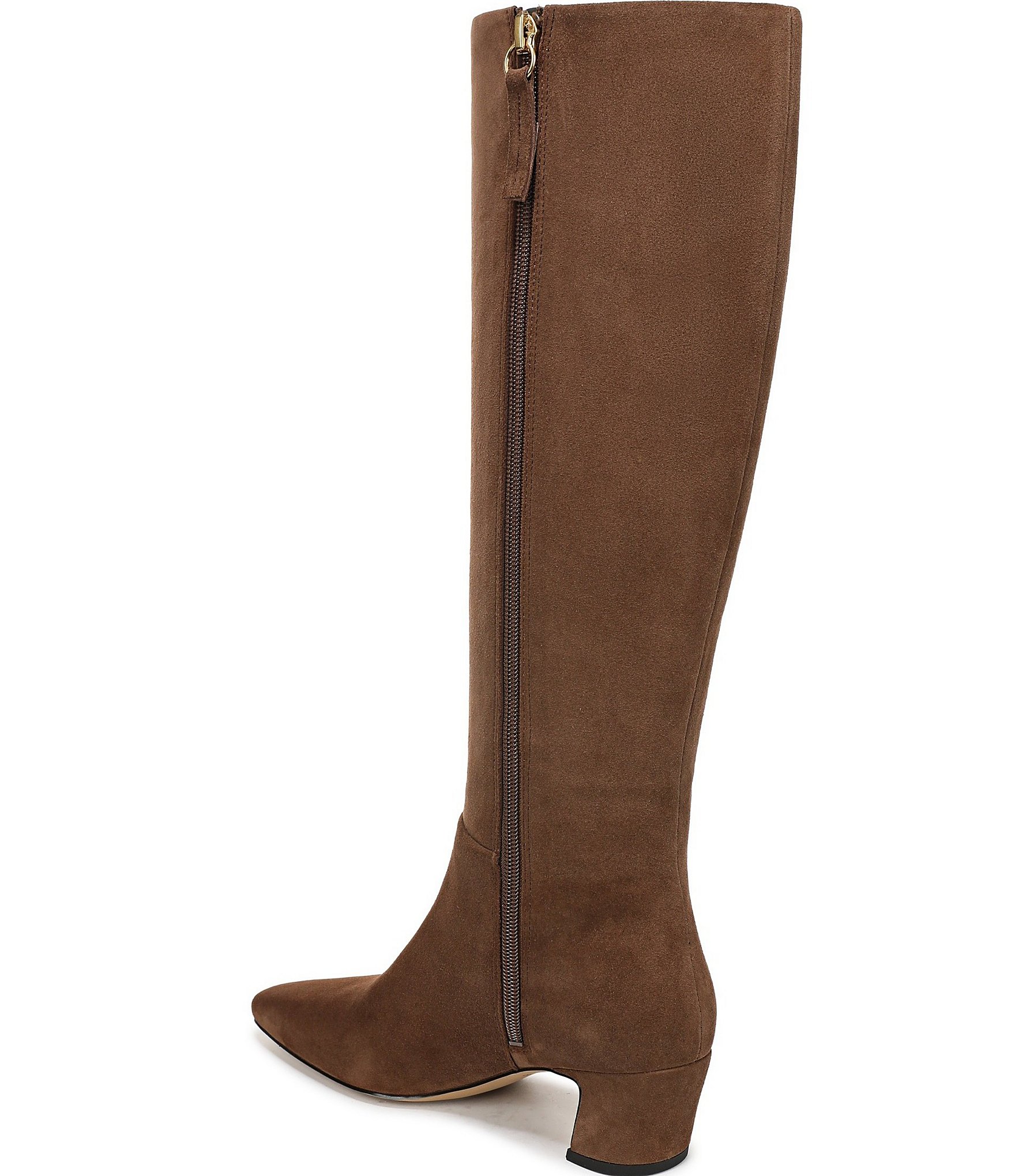 Franco Sarto Flexa Shara Suede Square Toe Tall Boots