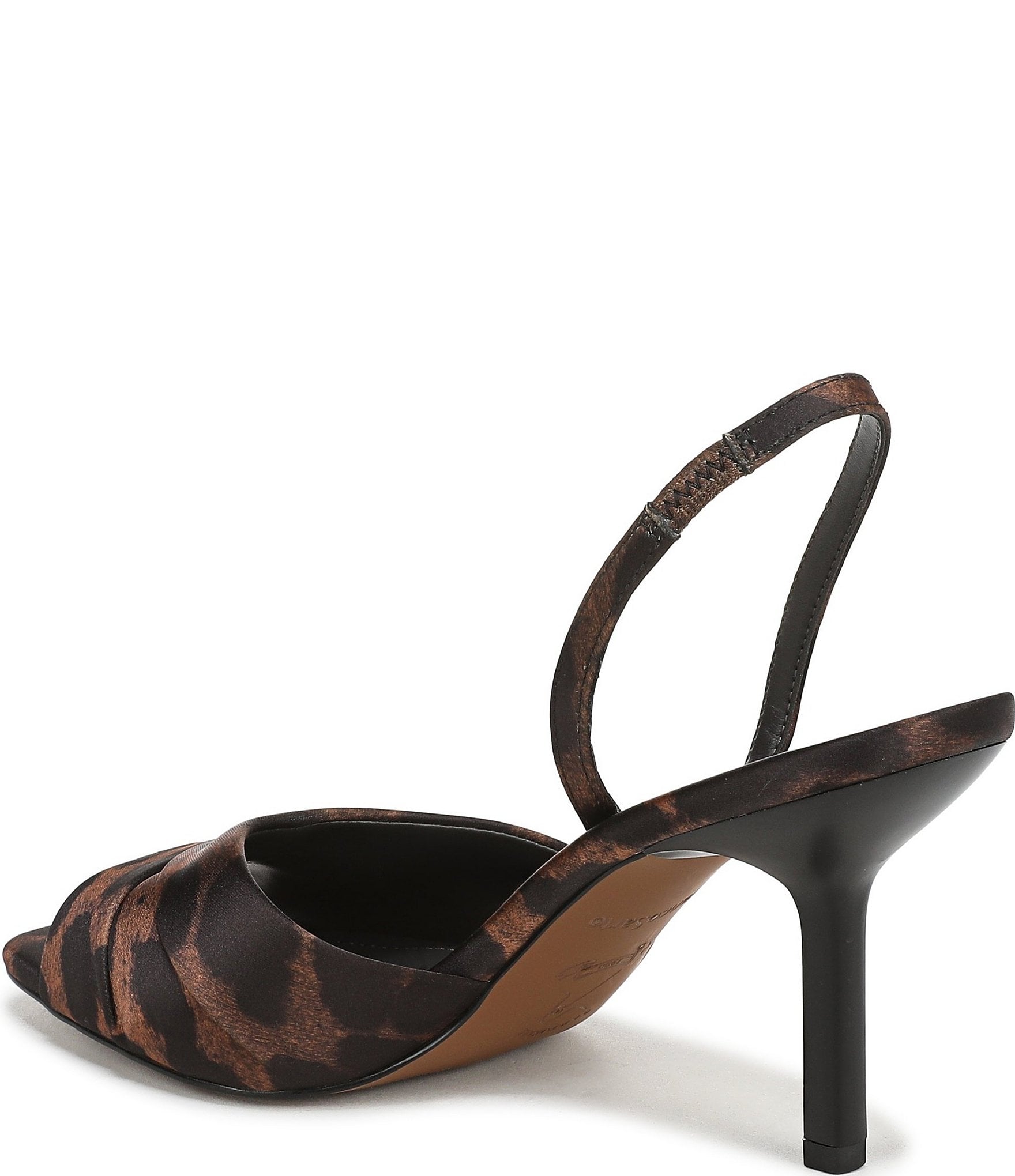 Franco Sarto Gogia Leopard Print Slingback Dress Sandals