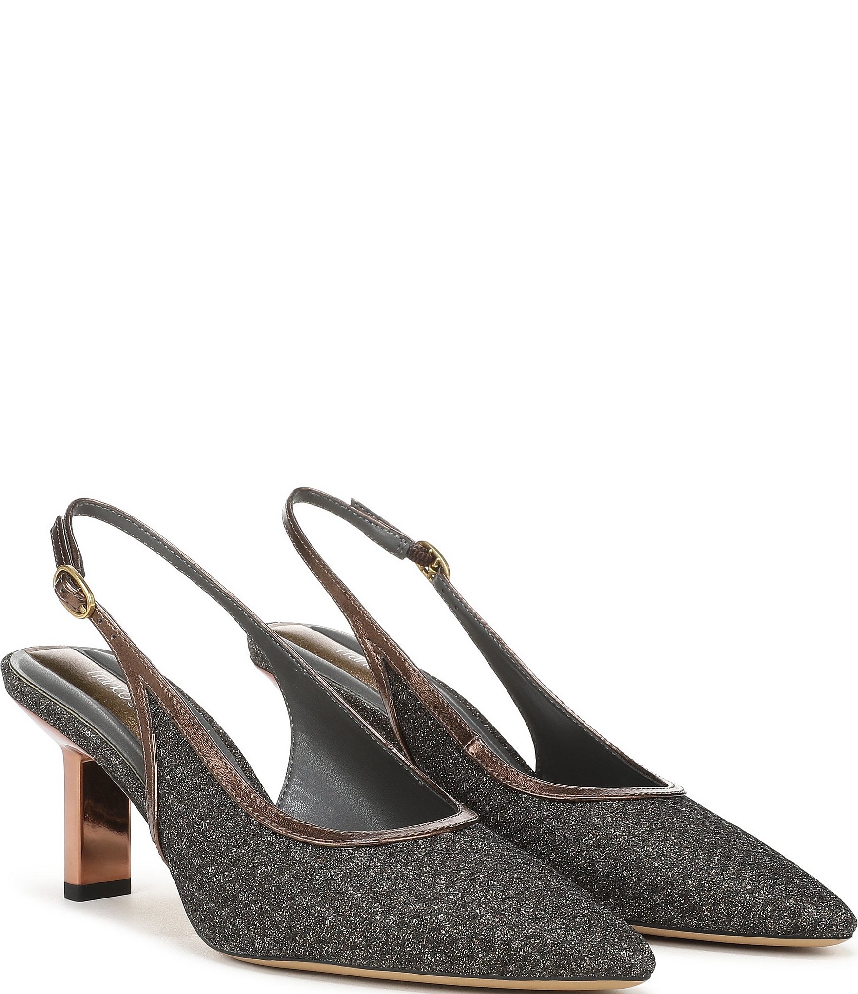 Franco Sarto Jurina3 Textured Glitter Slingback Pumps