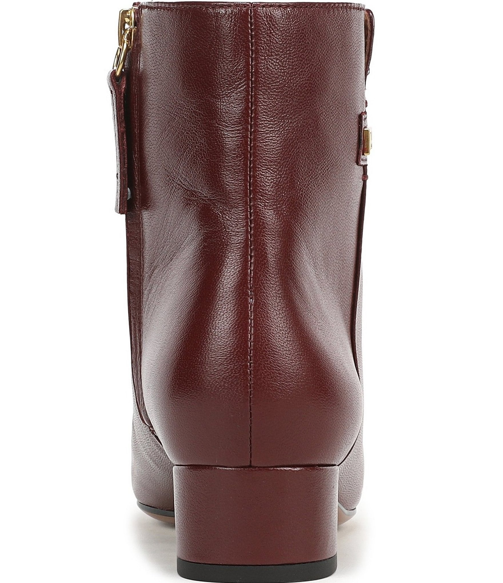 Franco Sarto Luella Leather Square Toe Booties