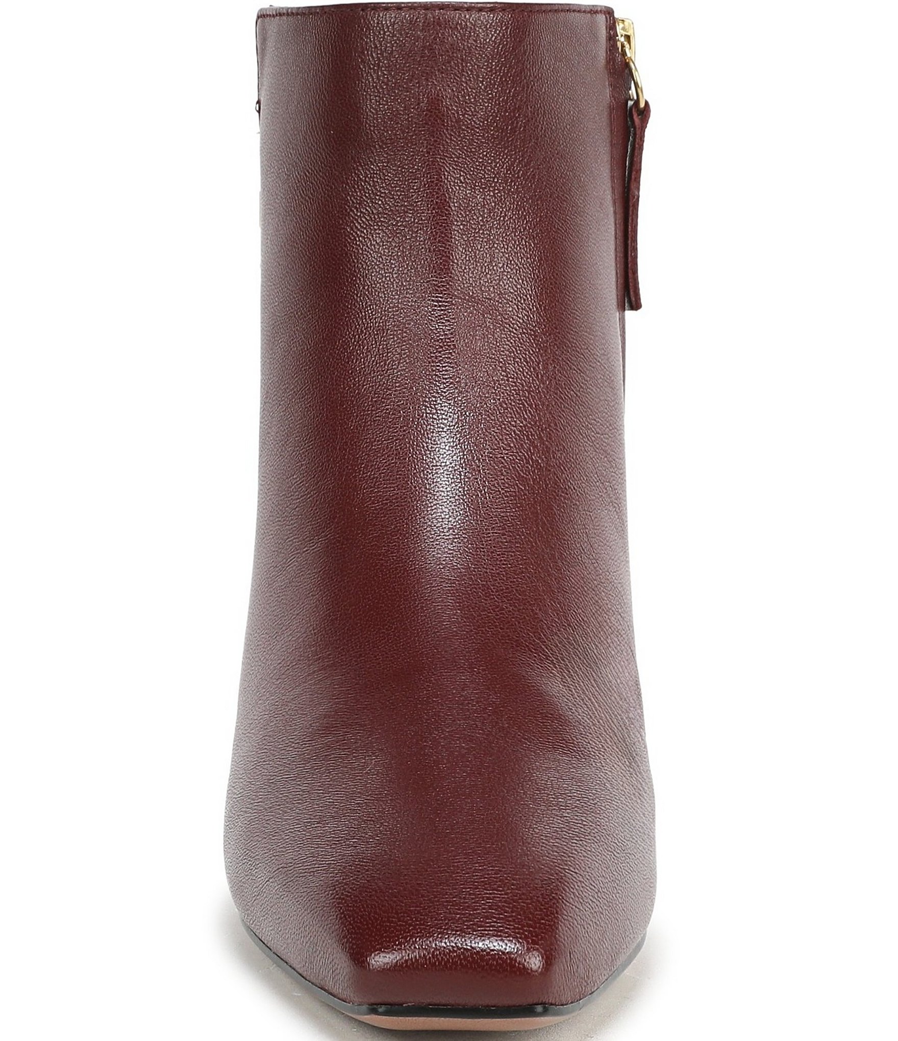 Franco Sarto Luella Leather Square Toe Booties