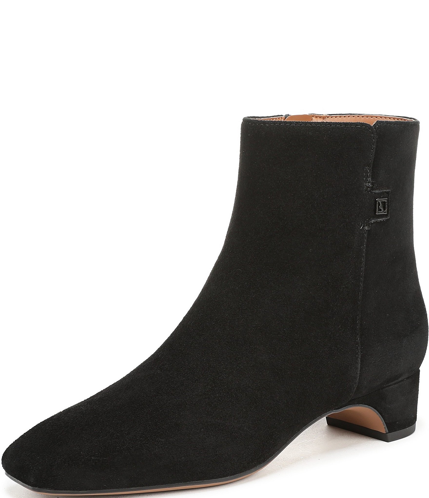 Franco Sarto Luella Suede Block Heel Booties