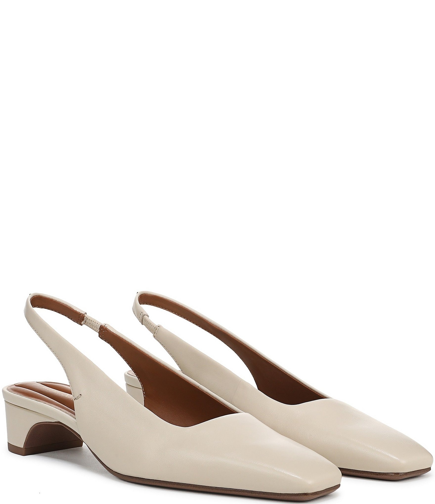 Franco Sarto Lyanna Leather Slingback Pumps