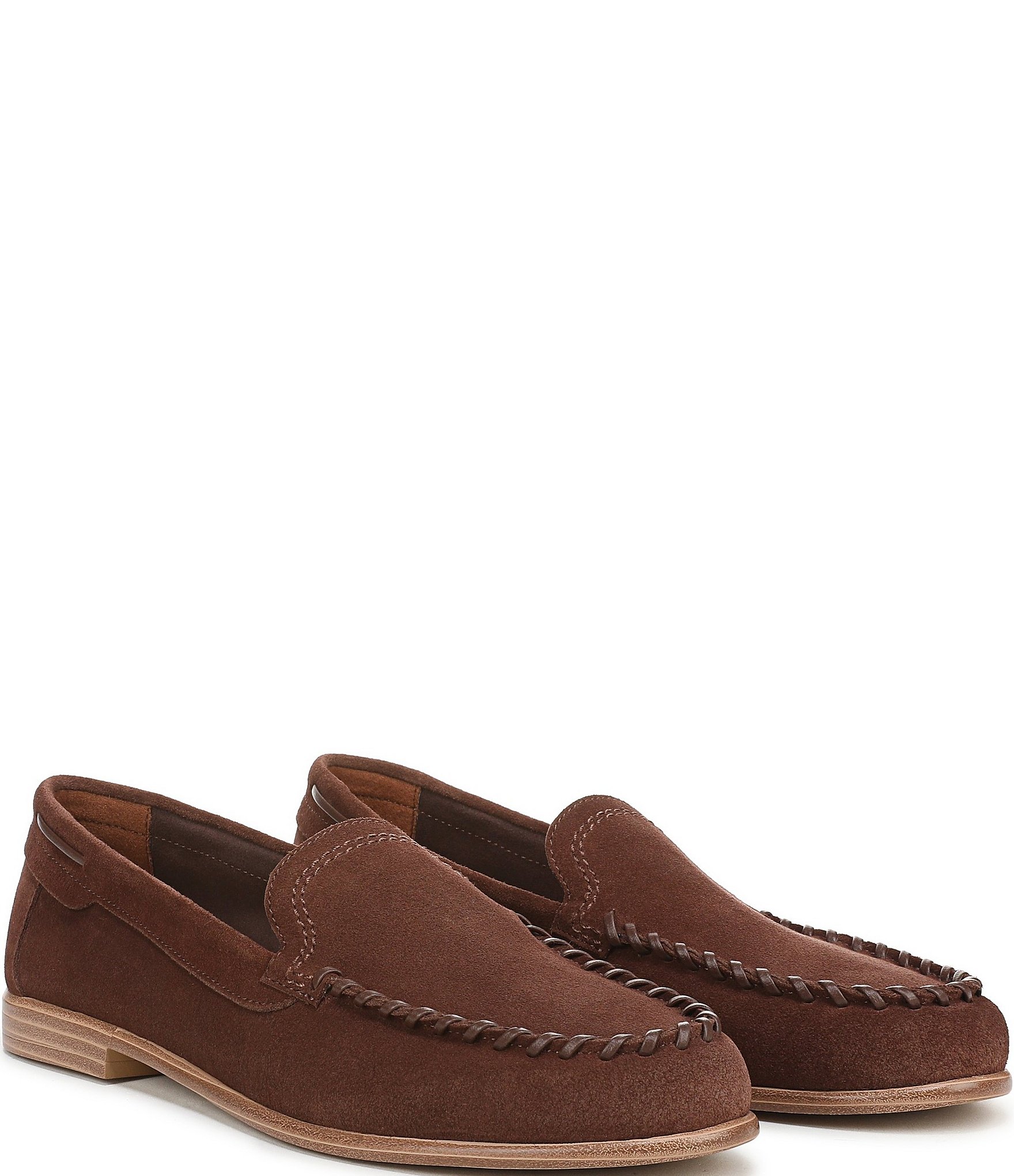 Franco Sarto Maude Suede Whipstitch Loafers