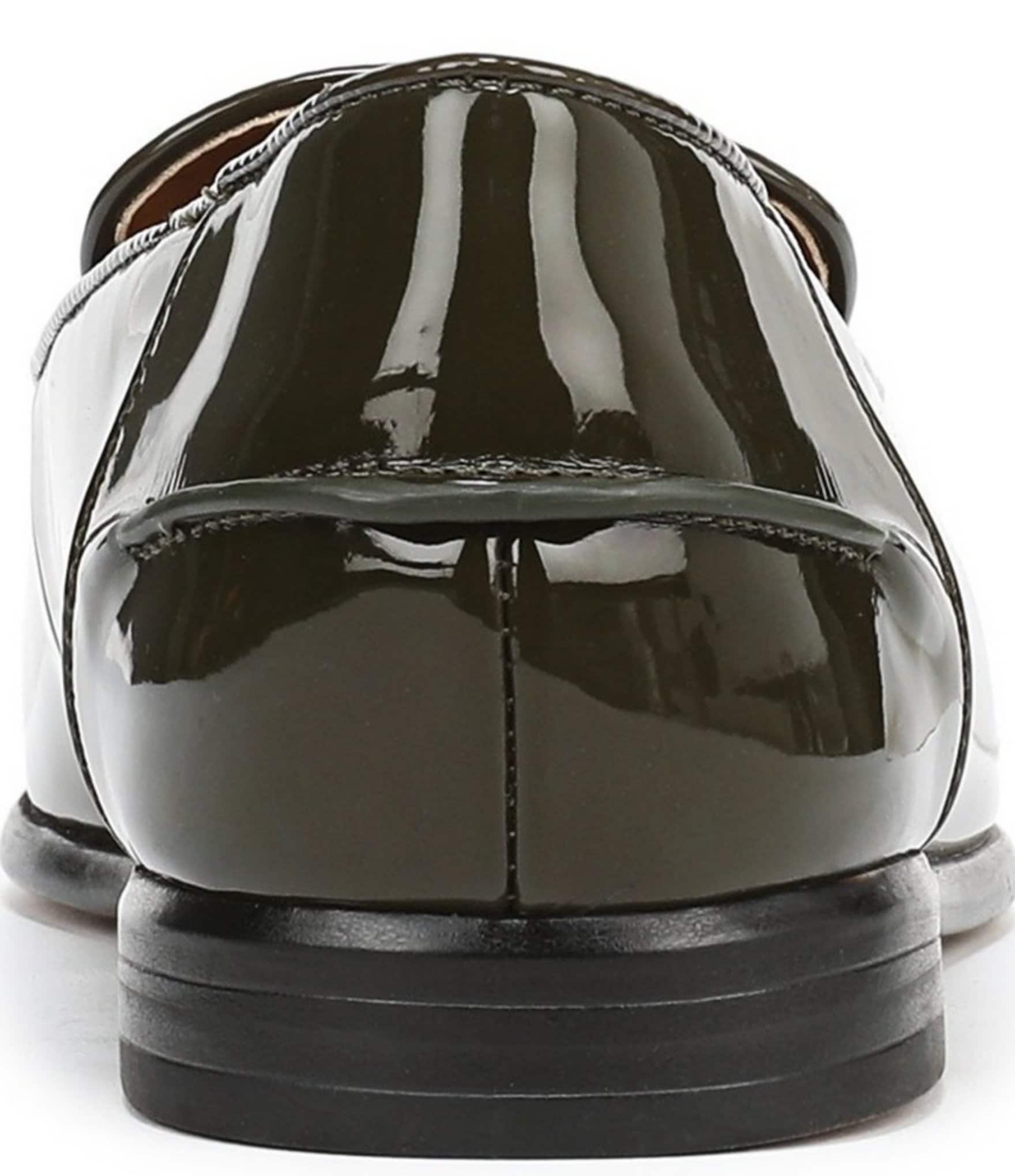Franco Sarto Mirabelle Patent Bar Hardware Loafers