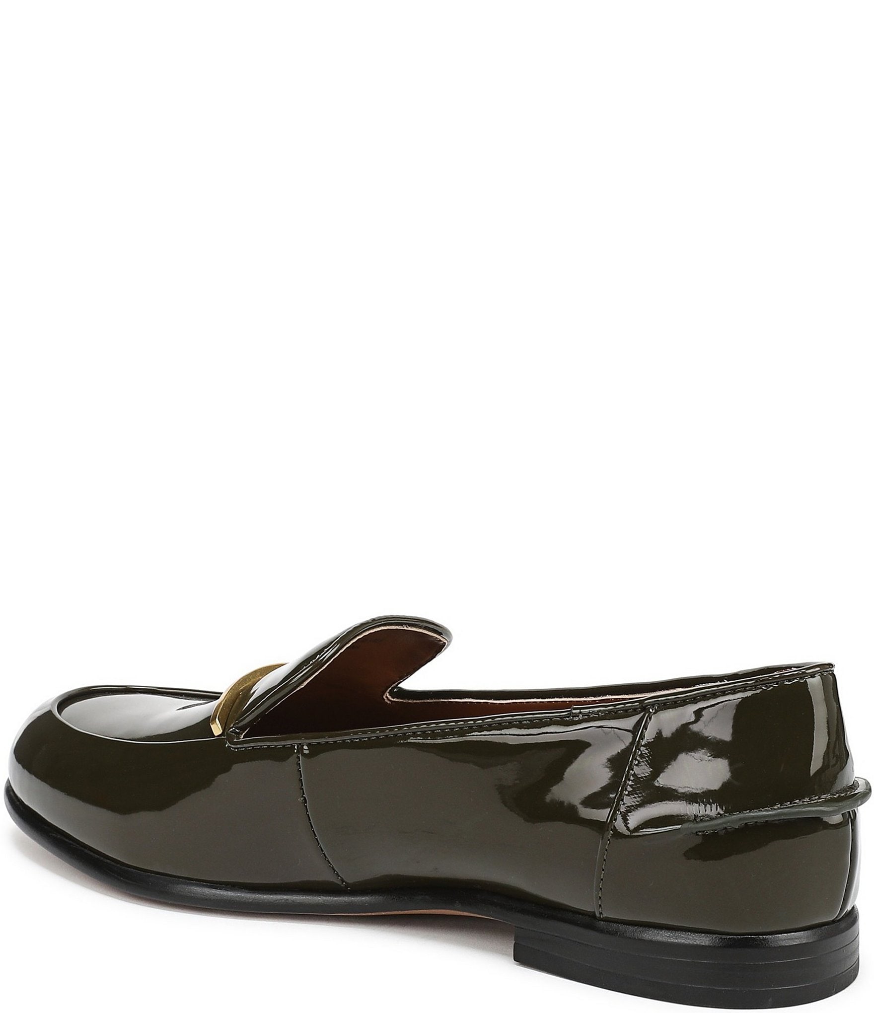 Franco Sarto Mirabelle Patent Bar Hardware Loafers