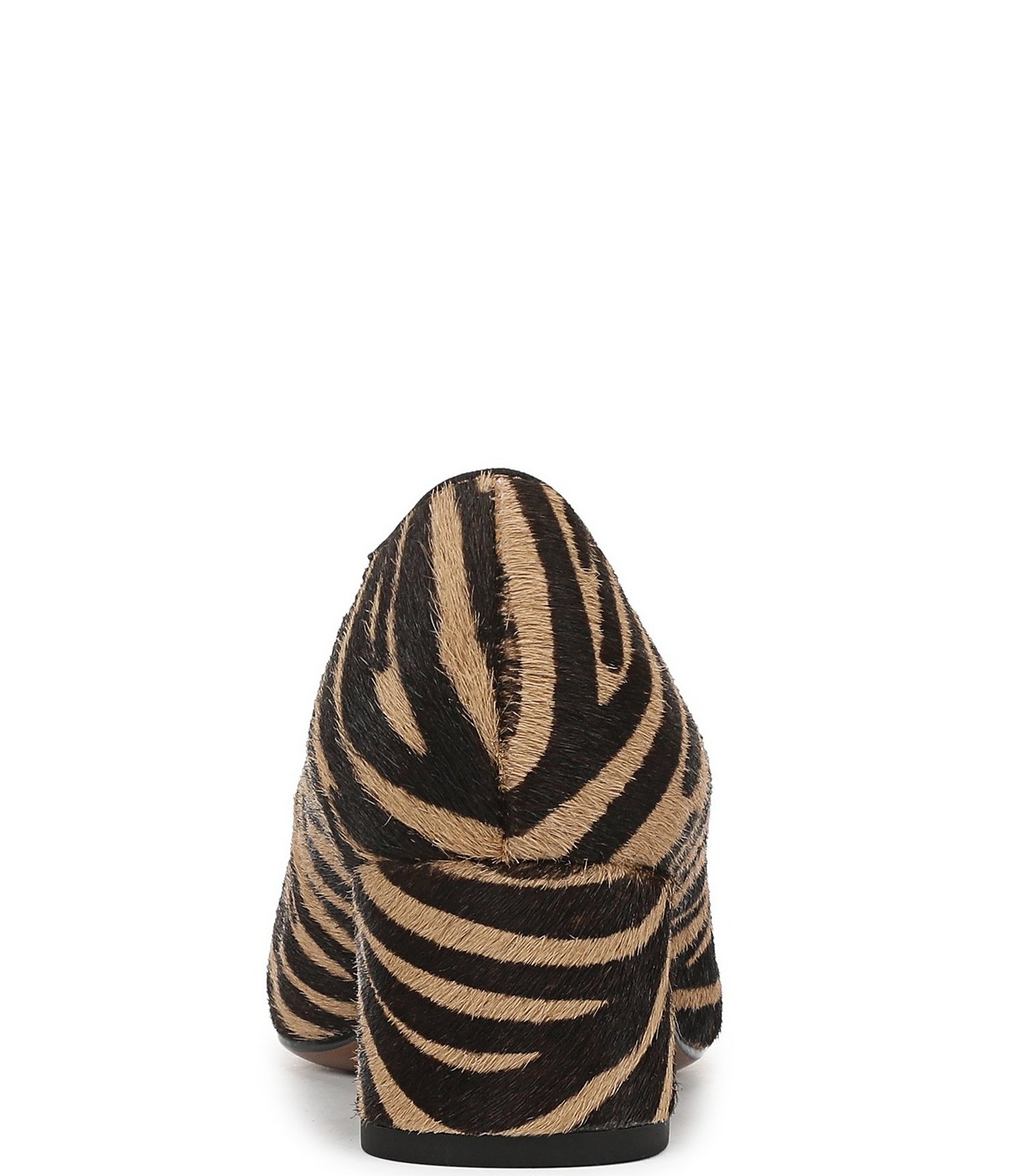 Franco Sarto Salino2 Zebra Print Square Toe Pumps
