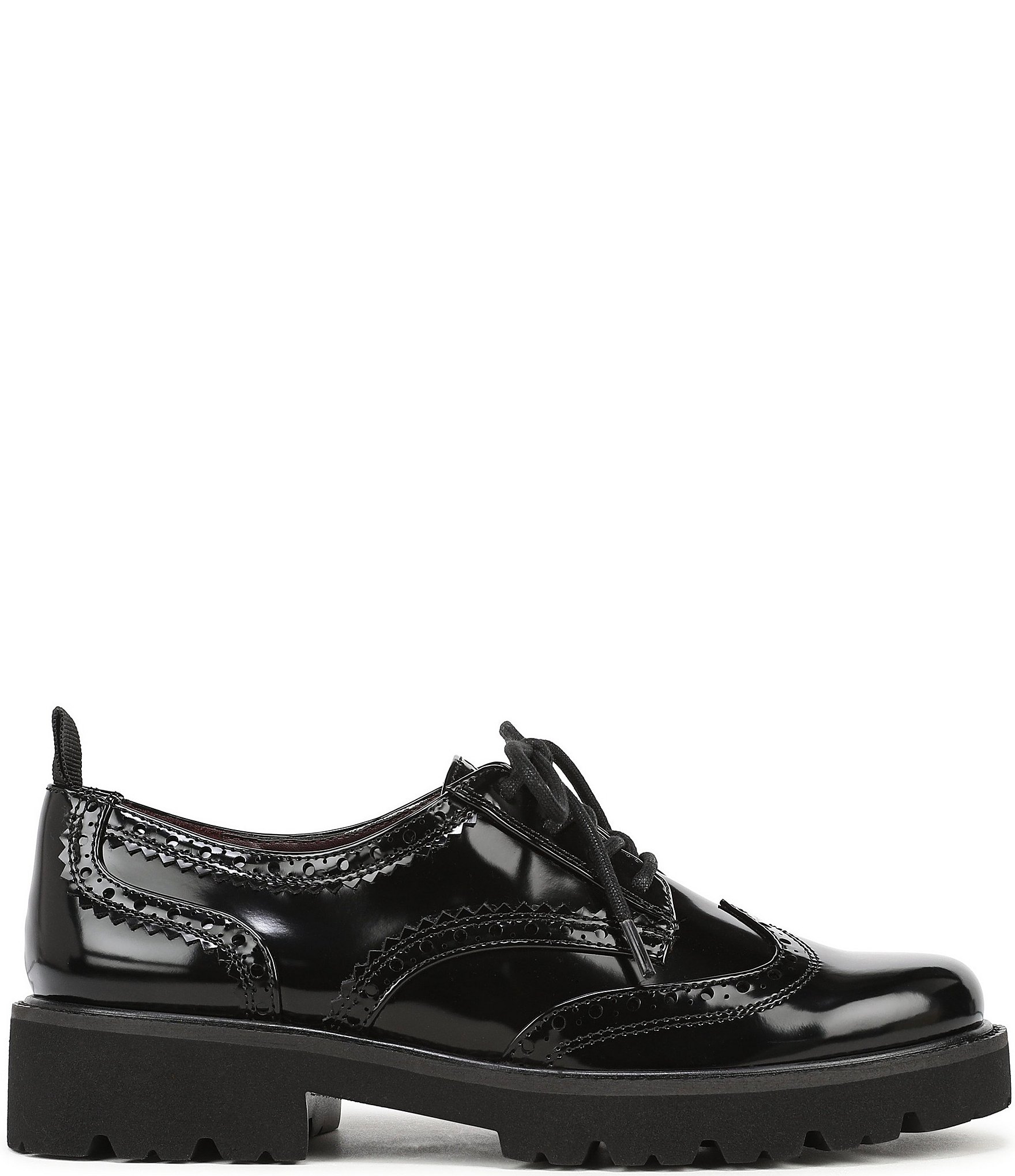 Franco Sarto Subria Patent Brogue Lug Sole Oxfords