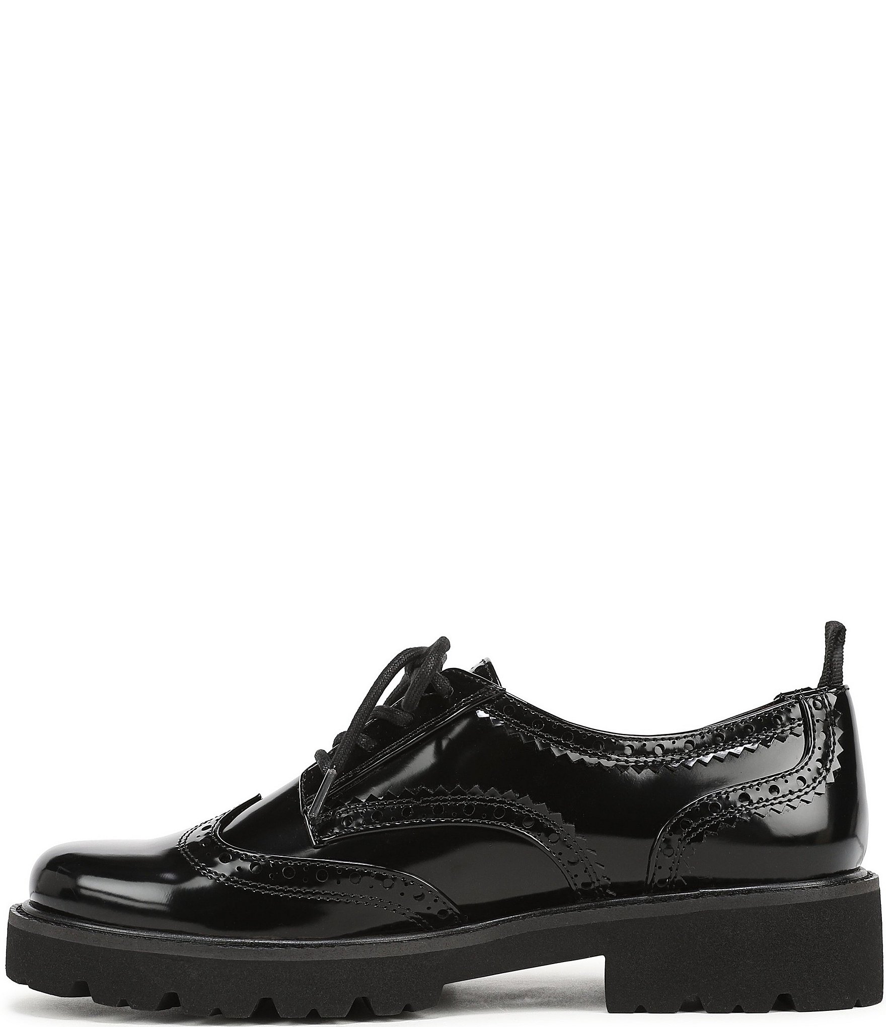 Franco Sarto Subria Patent Brogue Lug Sole Oxfords
