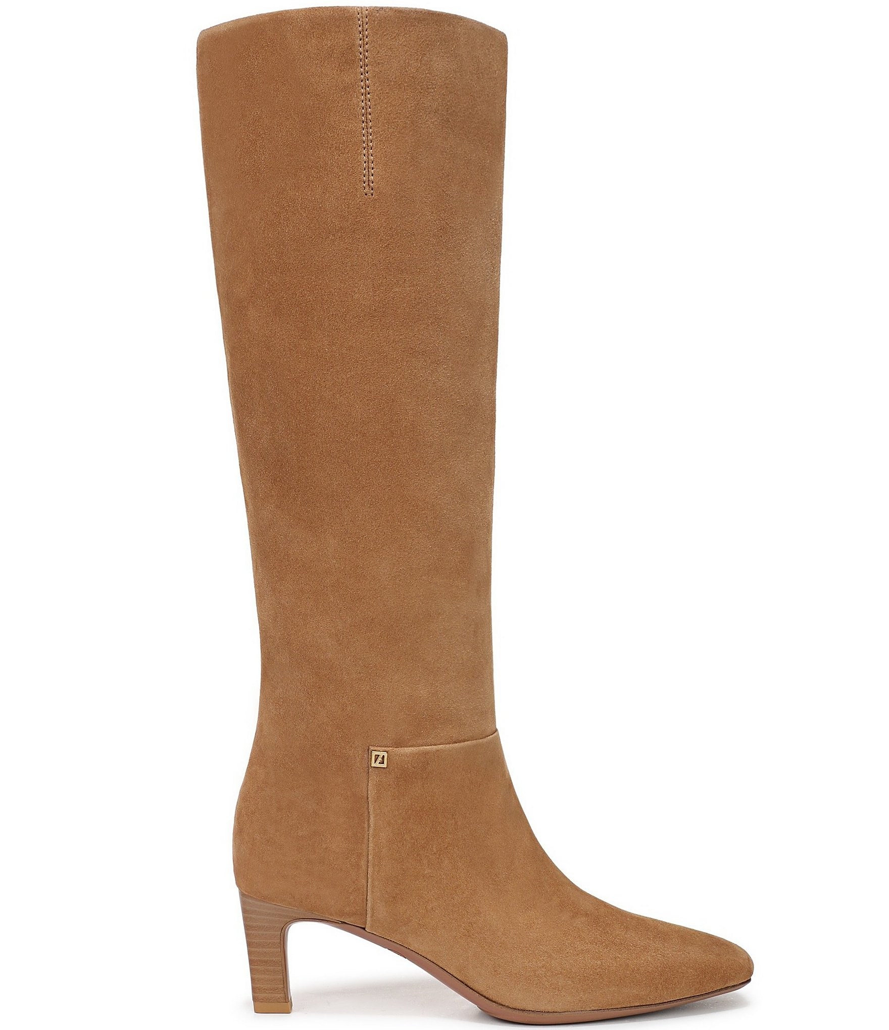 Franco Sarto Timmy Suede Kitten Heel Tall Boots