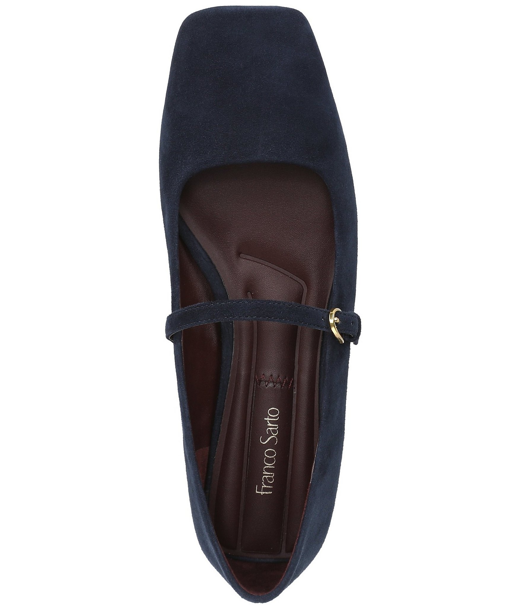 Franco Sarto Tinsley Suede Mary Jane Flats