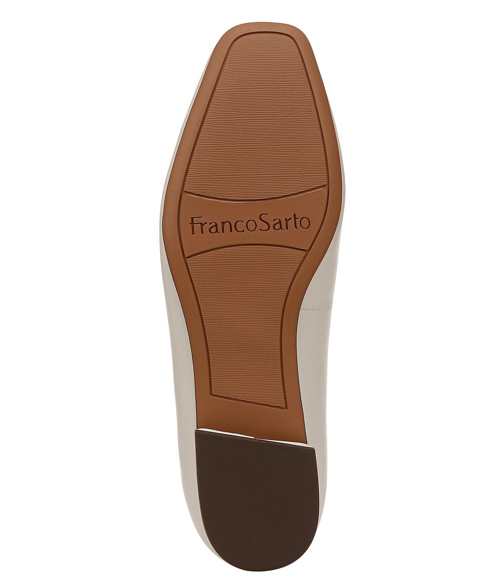 Franco Sarto Vana Leather Square Toe Flats