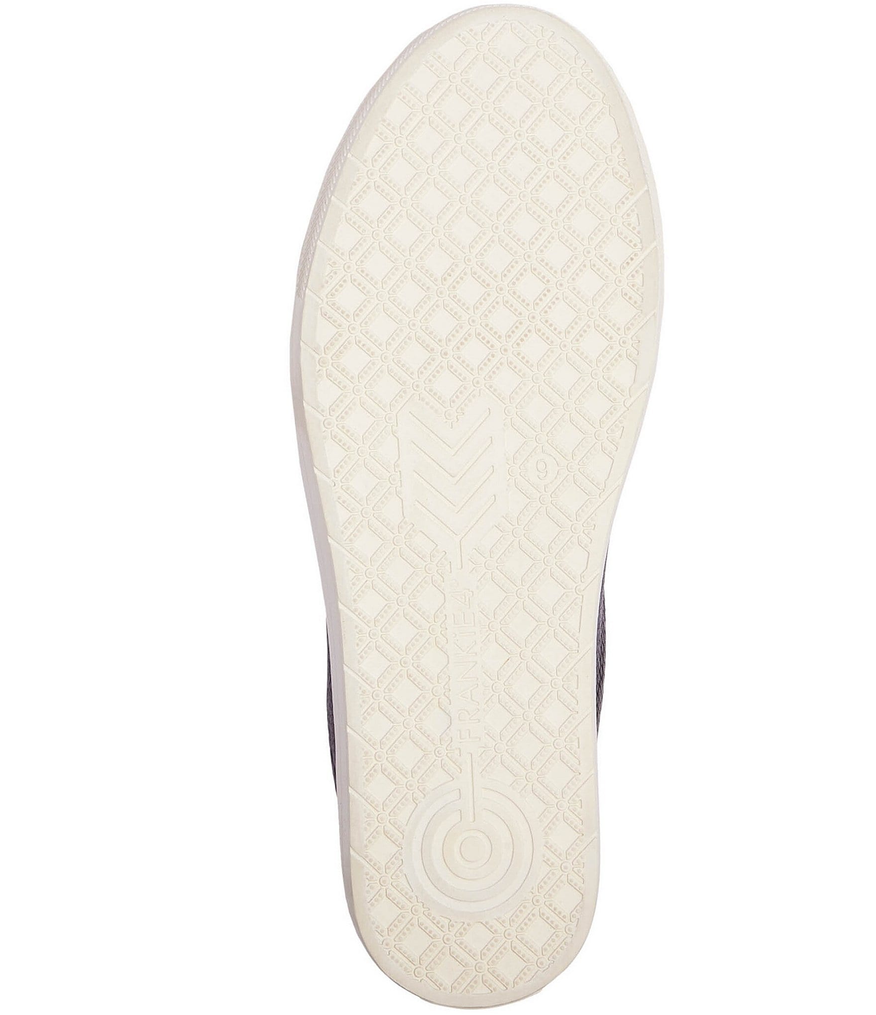 FRANKIE4 Billie Reptile Embossed Leather Zip Sneakers