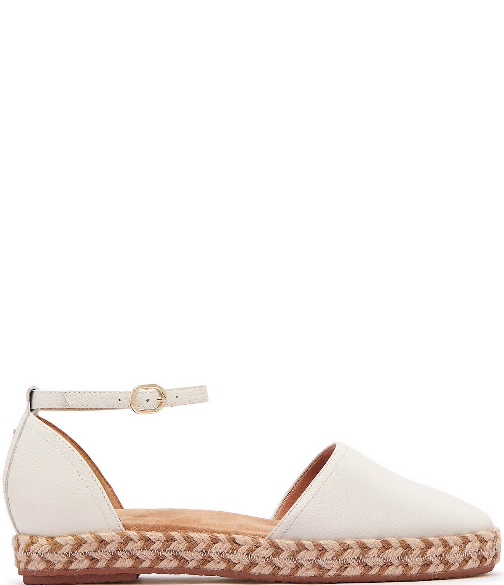 FRANKIE4 Kit Leather Ankle Strap Espadrilles
