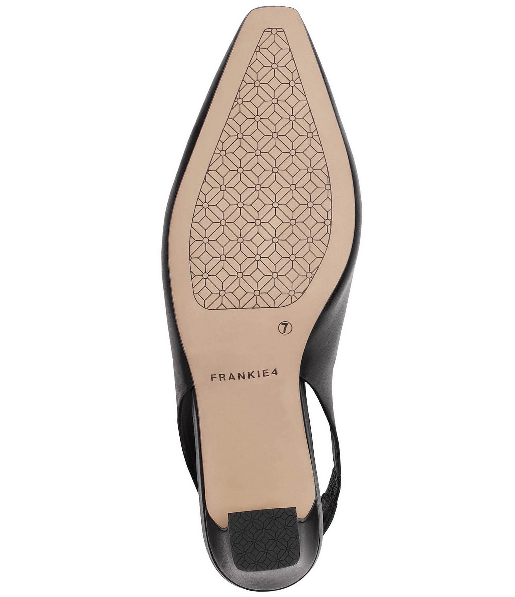 FRANKIE4 Noa Leather Slingback Snip Toe Pumps