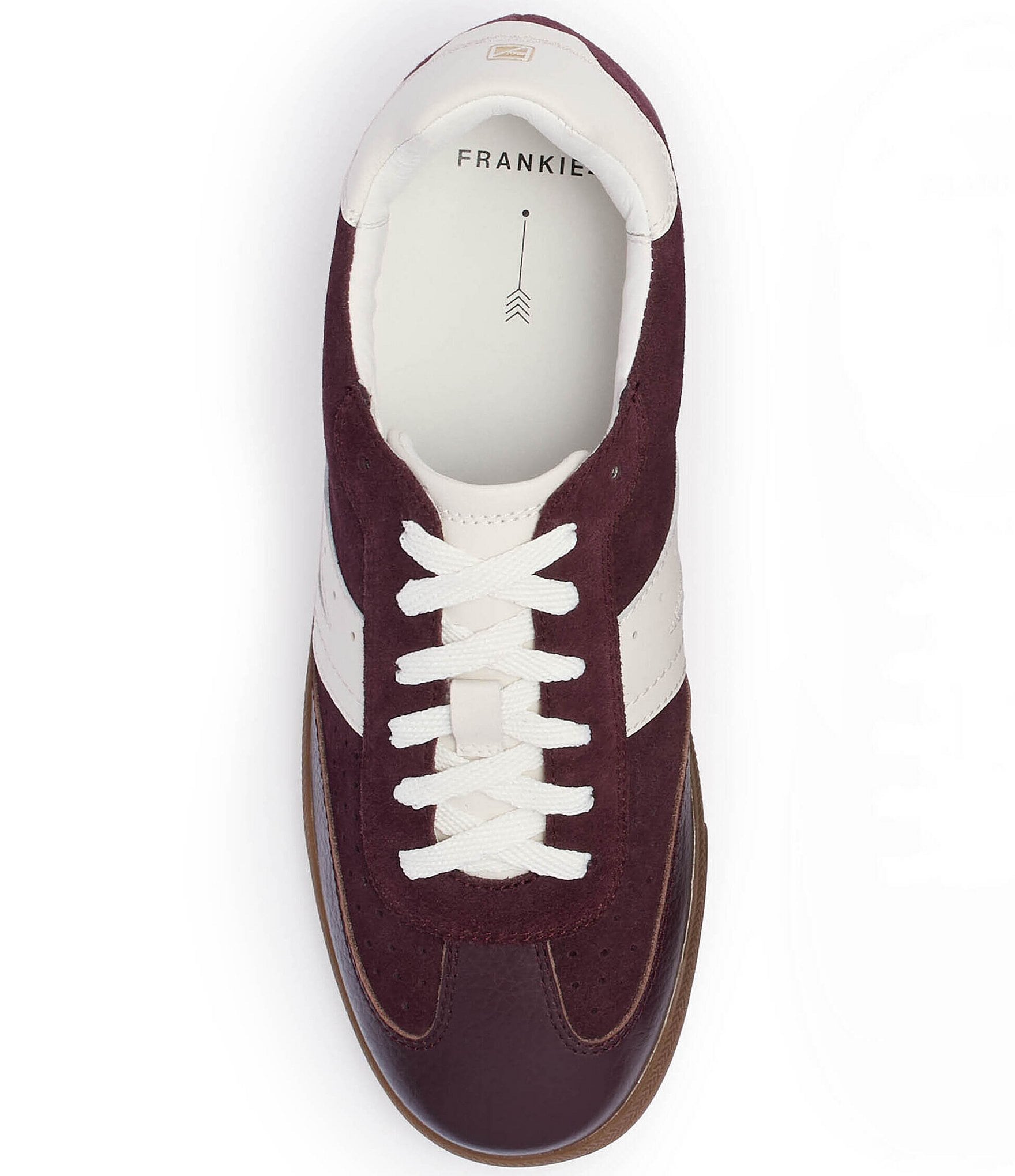 FRANKIE4 Perforated Levi Suede & Leather Sneakers