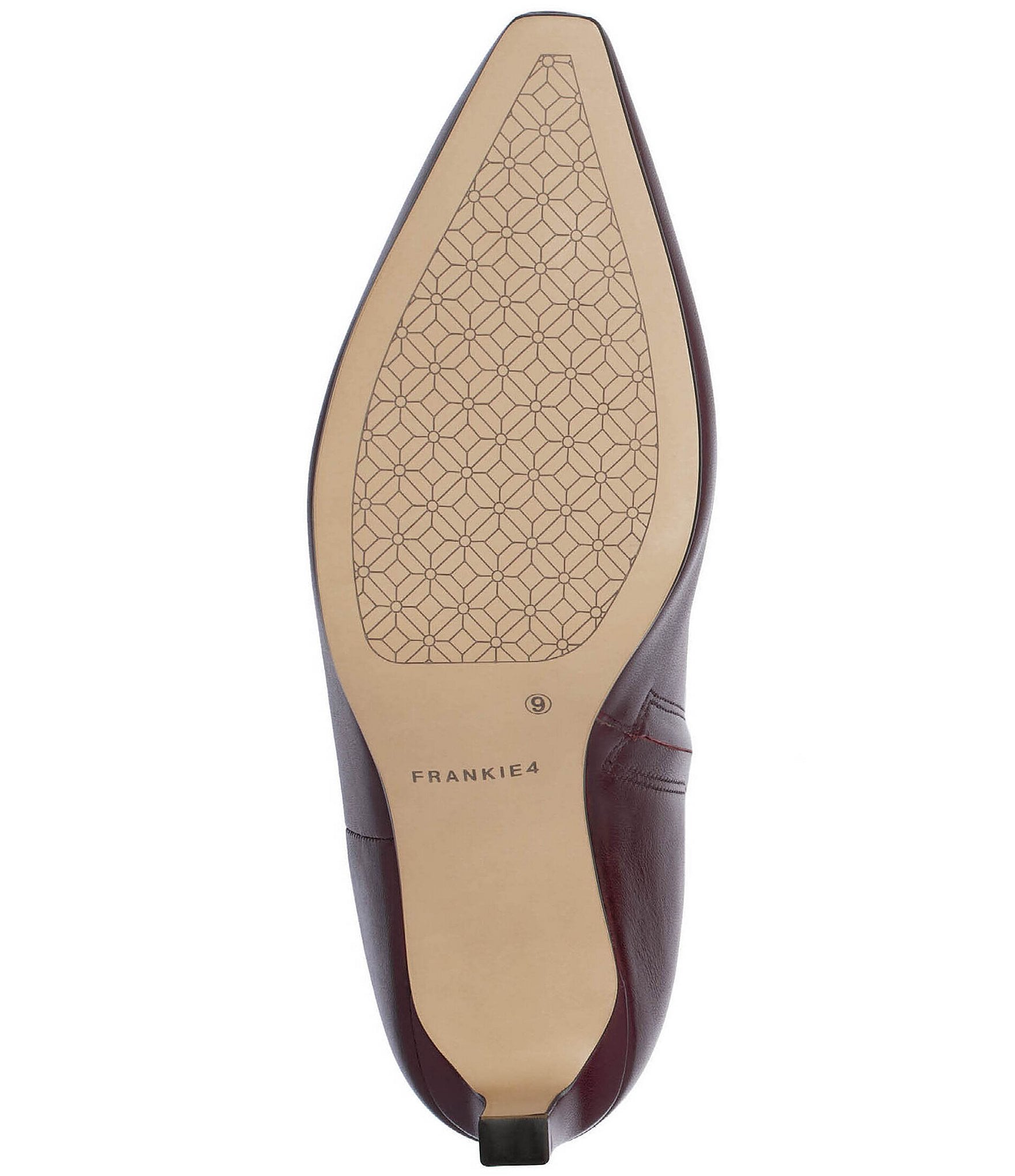 FRANKIE4 Suki Leather Snip Toe Dress Booties