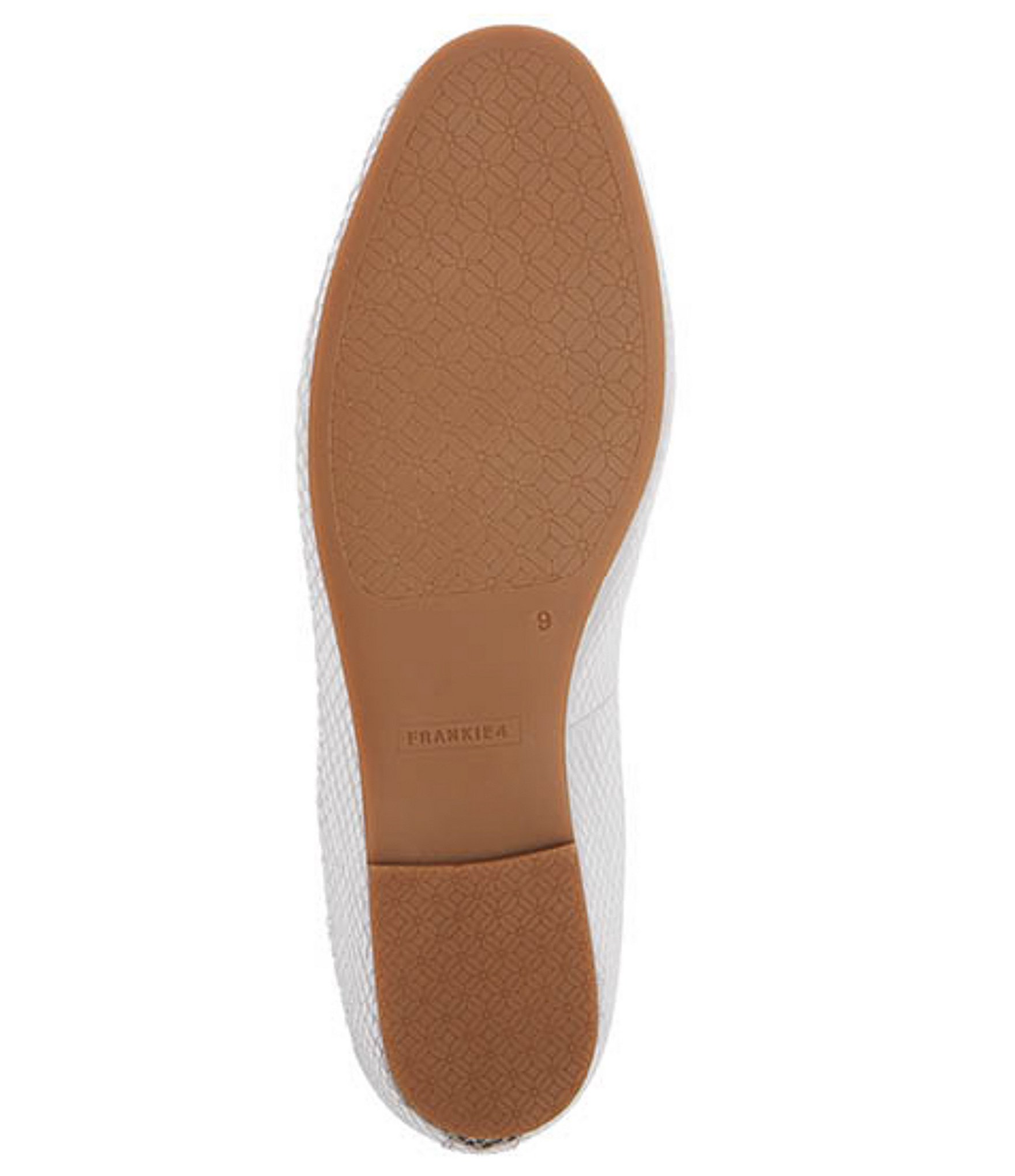 FRANKIE4 Trinity Snake Embossed Metallic Leather Bow Ballet Flats