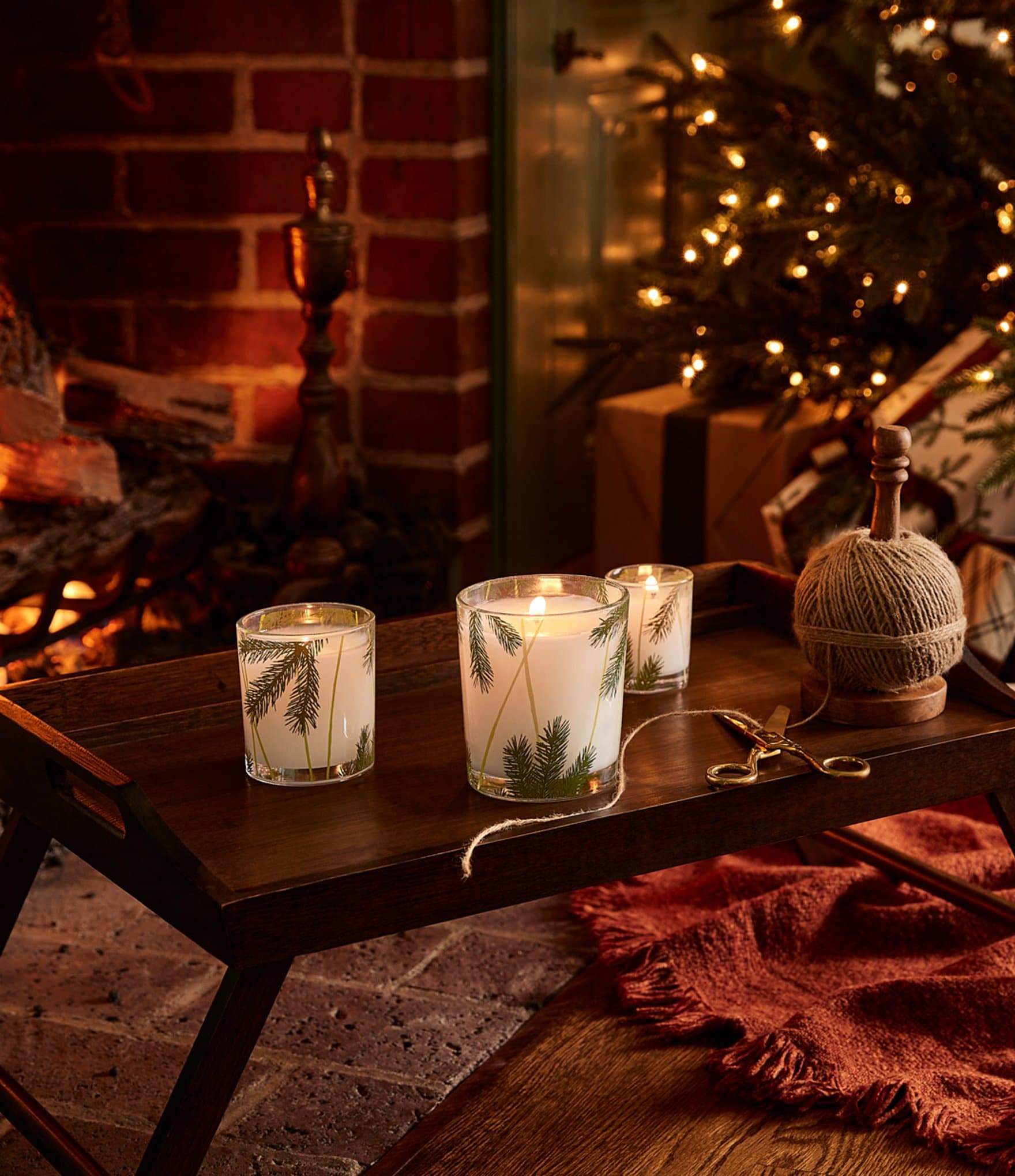 Thymes Frasier Fir Pine Needle Candle, 6.5oz