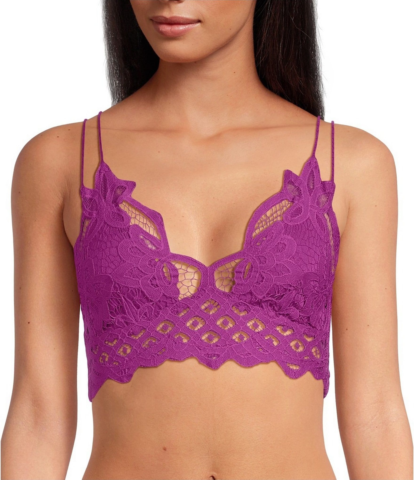 1 People - Buenos Aires - Modal Plunge Bralette - Orchid