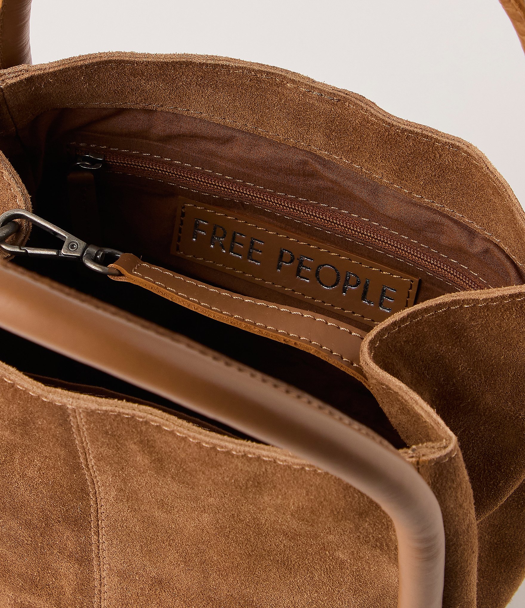 Free People Barlow Suede Bucket Bag