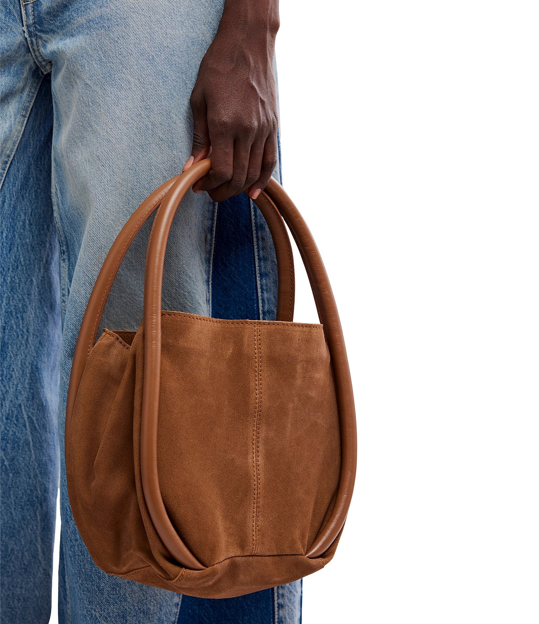 Free People Barlow Suede Bucket Bag