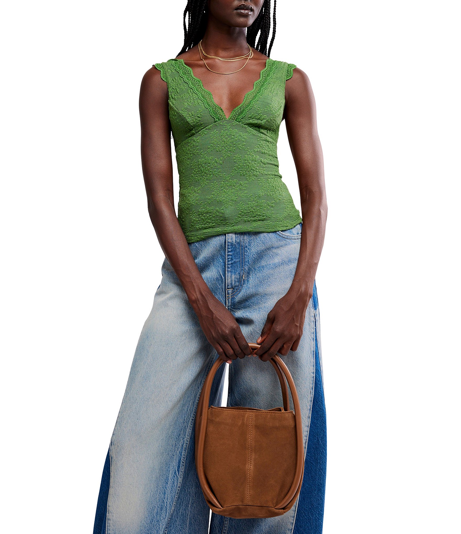 Free People Barlow Suede Bucket Bag