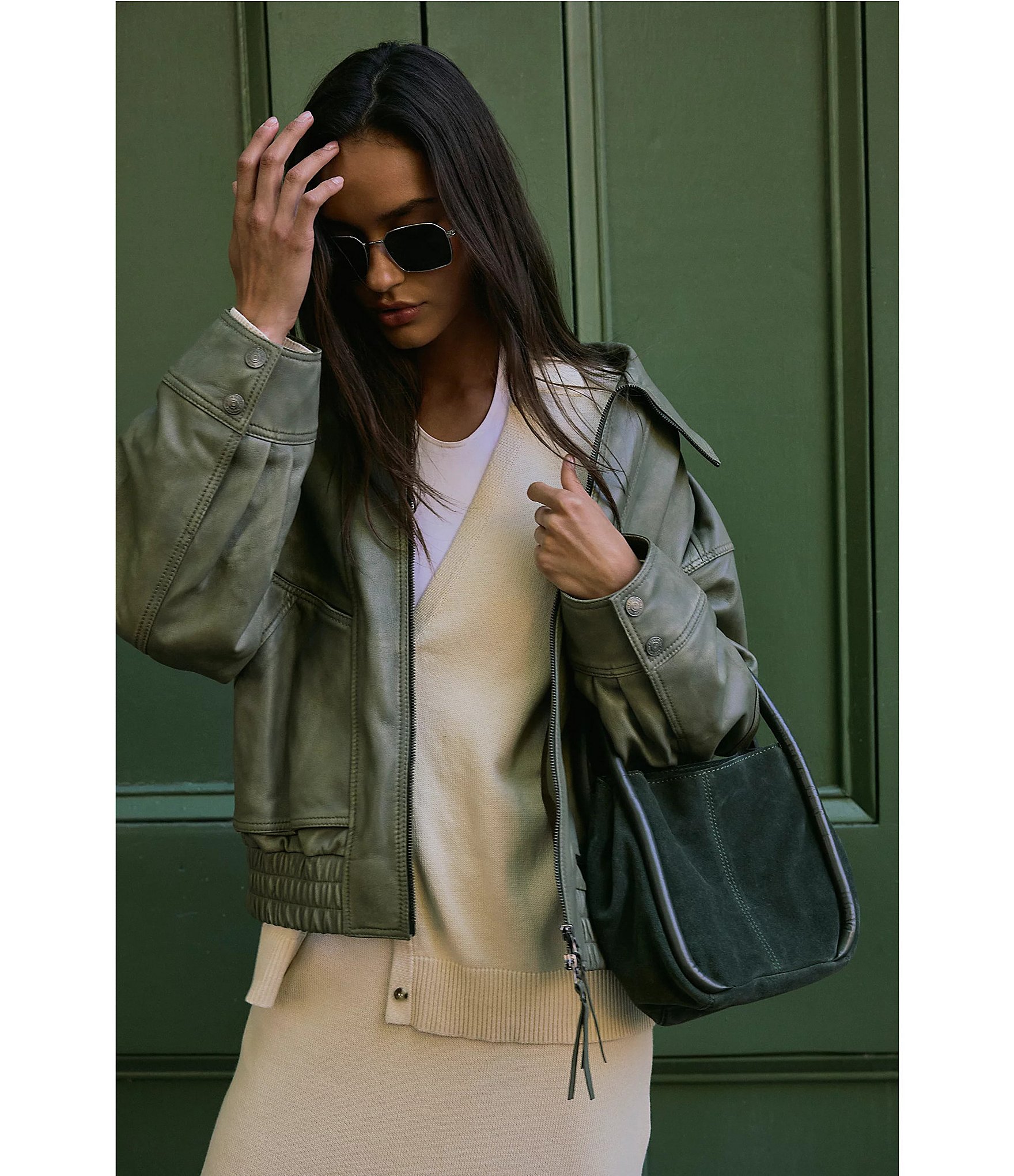 Free People Barlow Suede Bucket Bag