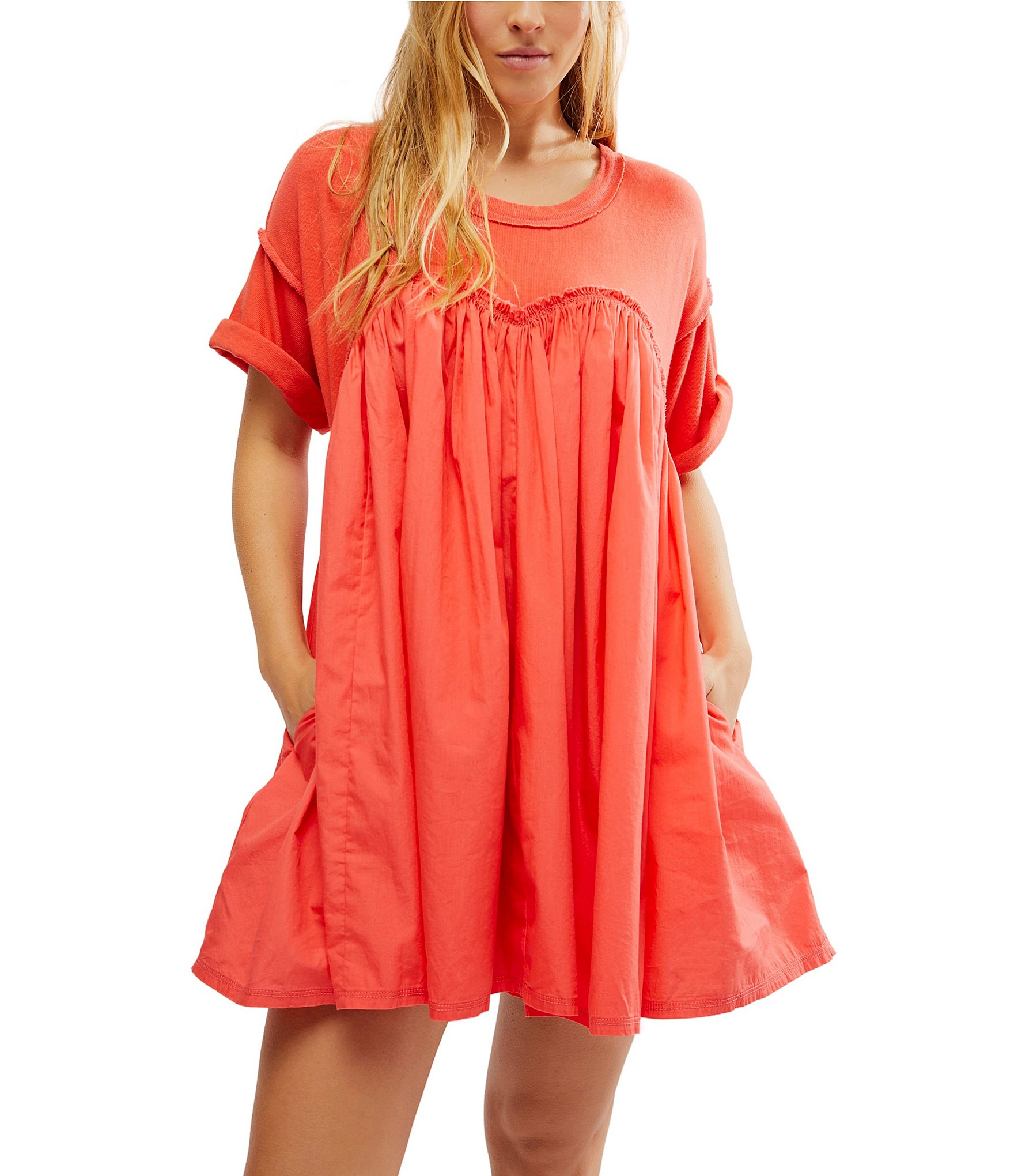 Free People newest Sunsetter Red Lining Size SP Women Dress