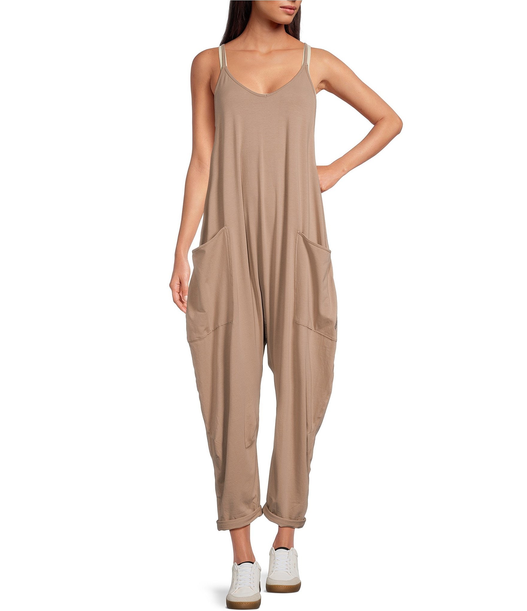 Free People Movement One More Serve Sleeveless Strappy Back Onesie |  Dillard's